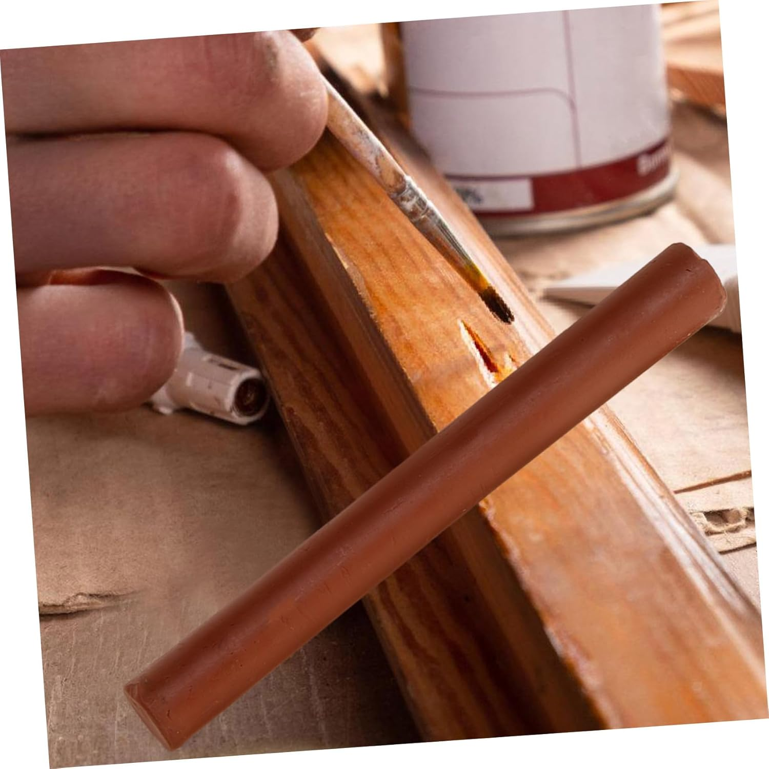 5Pcs Timber Floor Scratch Repair Repair Markers Touch-Up Paint for Furniture image number 4