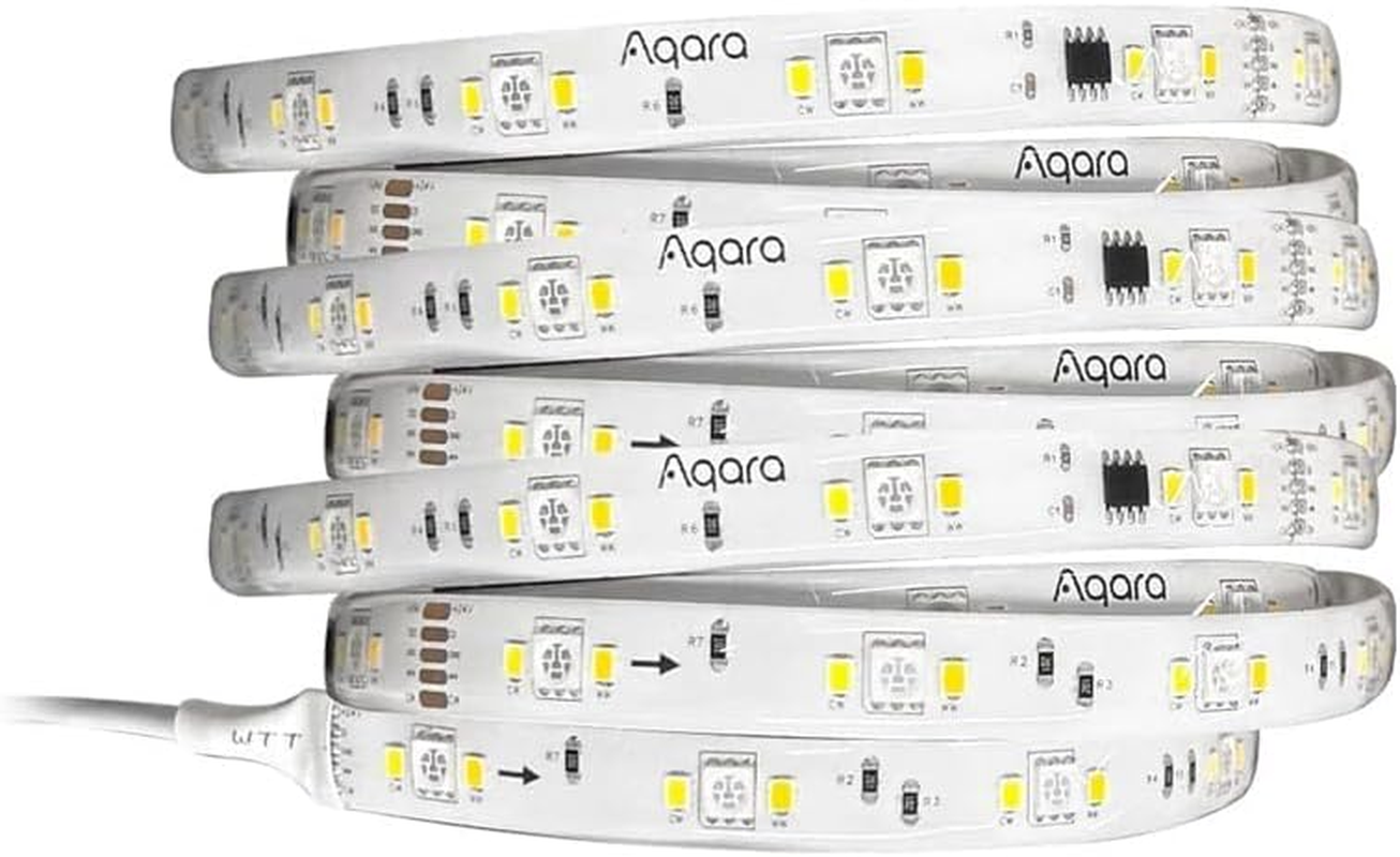 Aqara LED Light Strip T1, Smart RGB Lighting with Adjustable Brightness and Colors, App & Voice Control, Sync with Music, Works with Homekit, Alexa, and Google Assistant image number 3