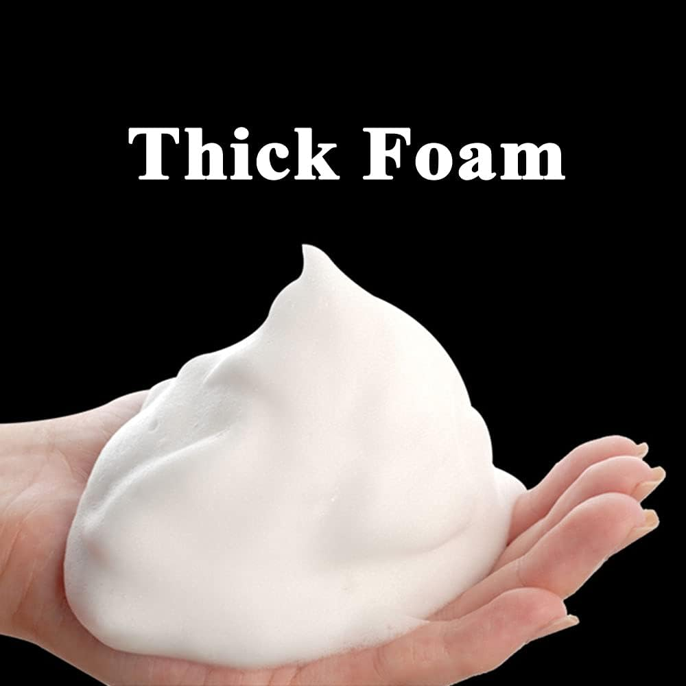 Foaming Dispenser 7Oz Transparent Empty Spray Bottles 2Pcs Plastic Foam Pump Travel Soap Portable Foam (200Ml) image number 6