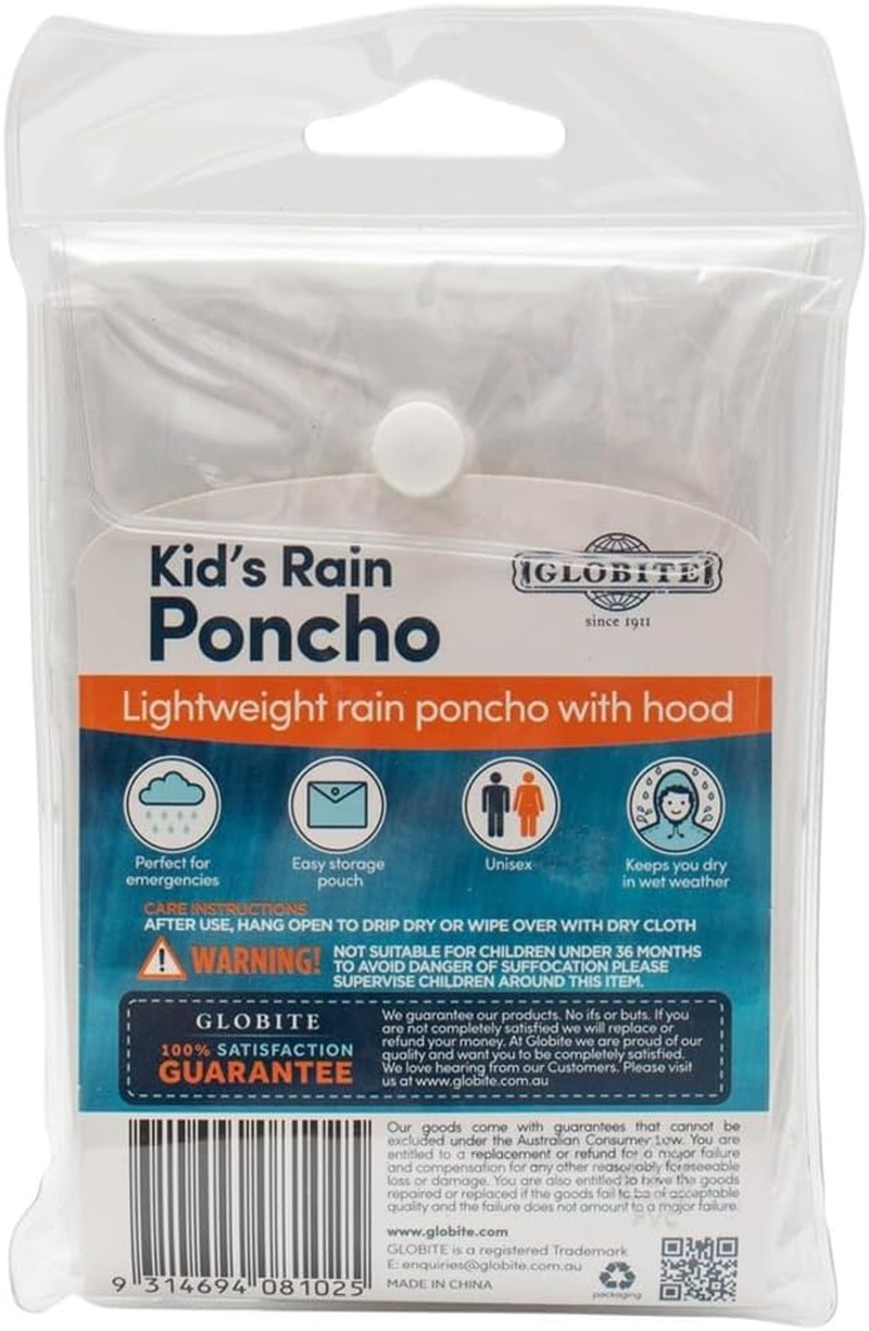 Globite Rain Poncho Kids, Clear image number 1