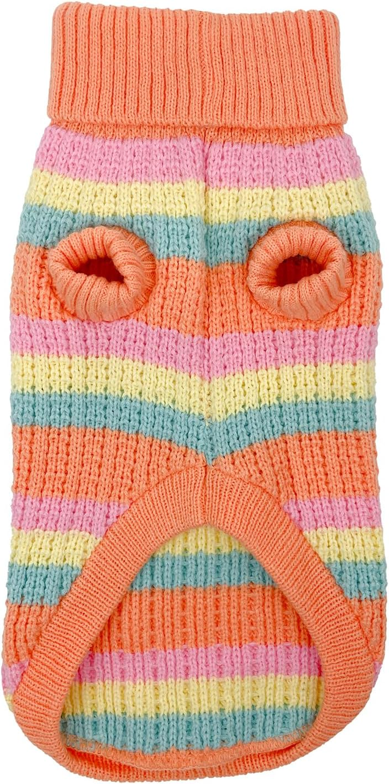 Huskimo Dog Jumper Soho Knit Sherbert 27Cm &ndash; Soft Dog Sweater, Stretch Fit, Machine Washable, Winter Dog Clothing, 6 Sizes