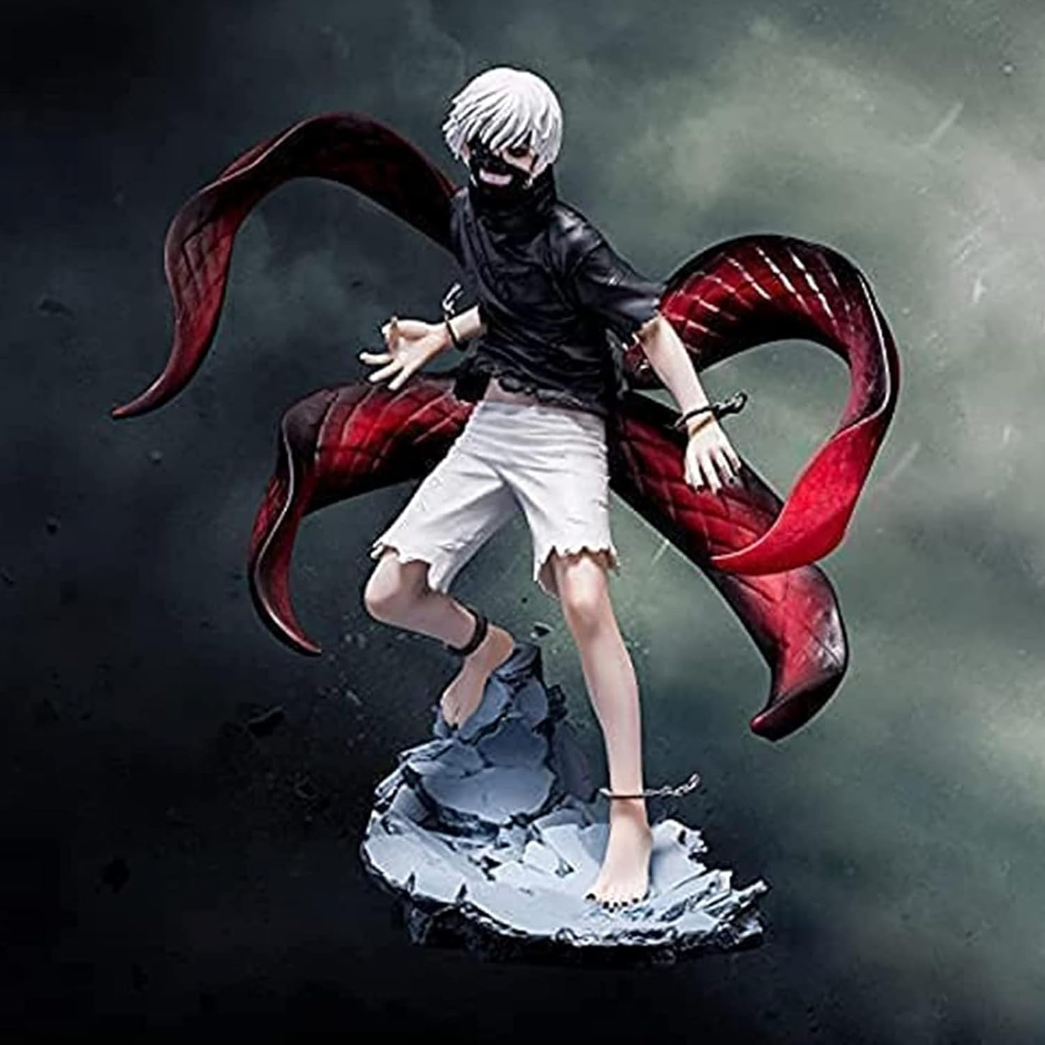 Anime Tokyo Ghoul Action Figure Awakened Ver Toy Doll Statue 3D Model - Hight 23Cm Anime Fans Lovers Desktop Decoration Gift image number 2