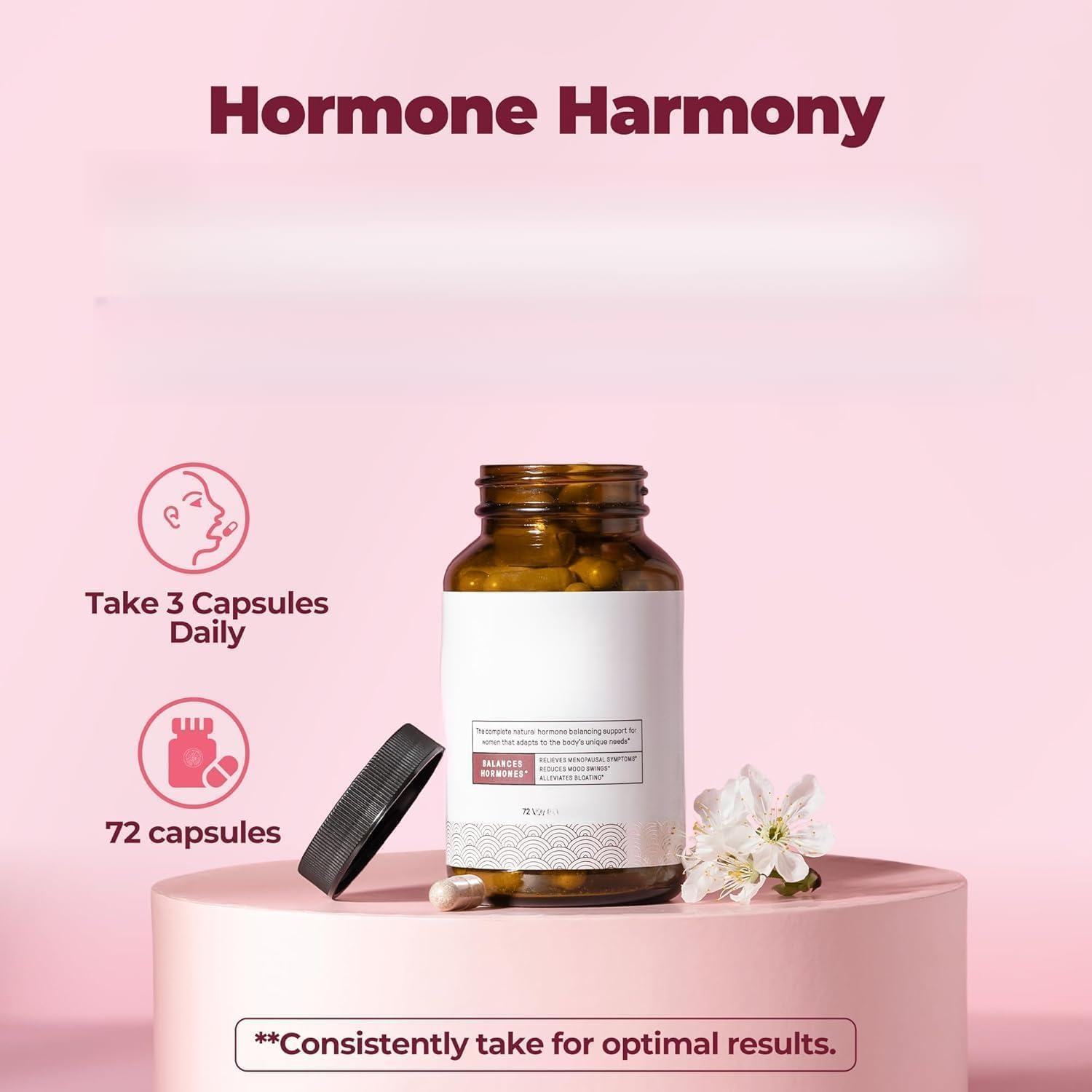 Female Hormone Harmony, Female Probiotics,Staying Relaxed,2Pcs