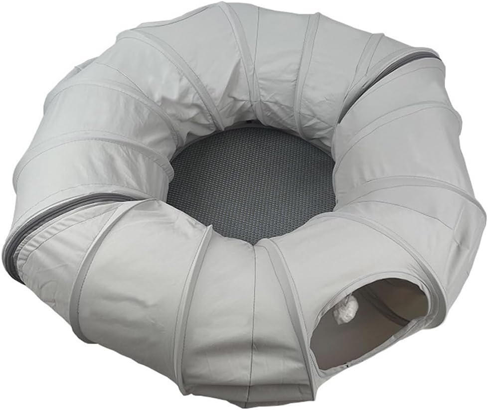 Summer Cool Cat Tunnel Breathable Cat Nest Donut Rolling Earth Dragon Four Seasons Universal Toy Nest Cat Tunnel image number 1