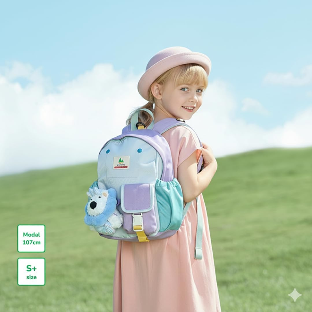 Toddler Backpacks with Doll for Boys & Girls, 1-7 Years, Shukiku Doodoo Buddy Kids Backpack image number 6