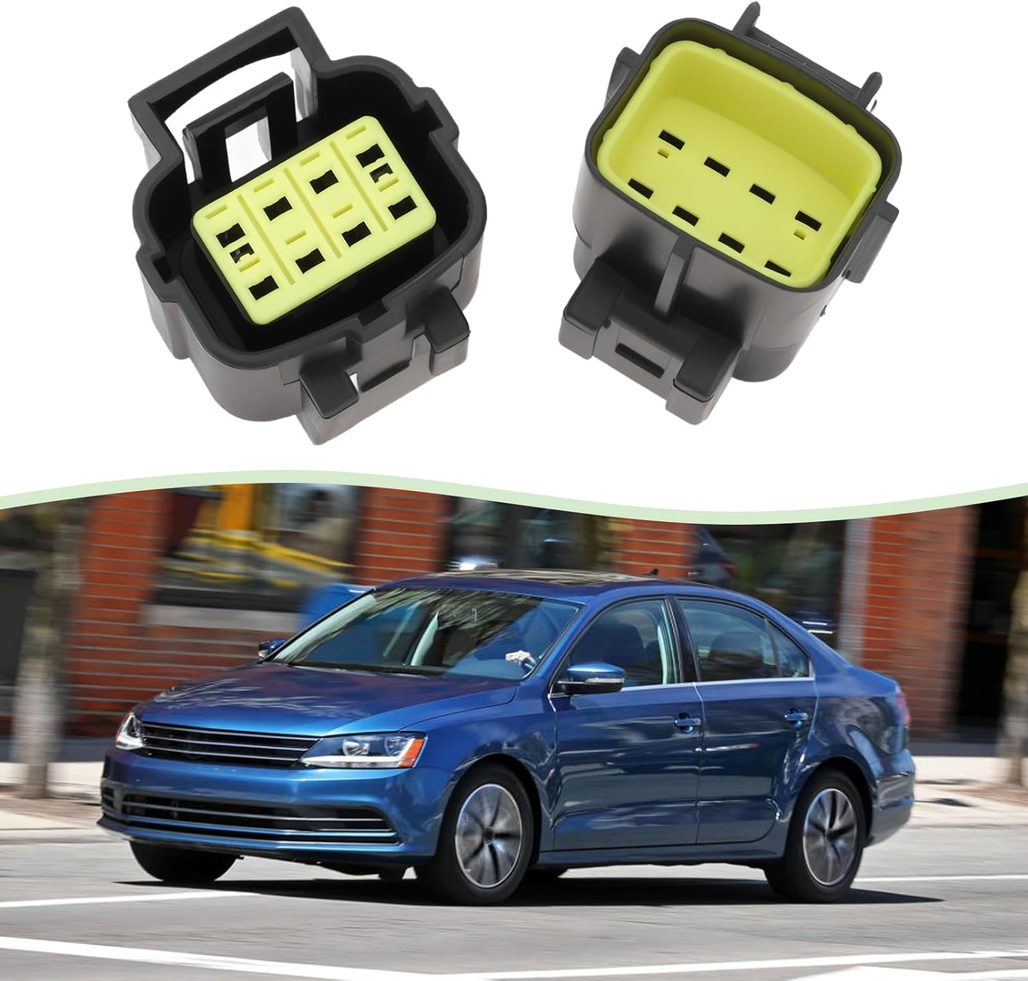 SING F LTD 2 Sets of 8 Pin Waterproof Electrical Connector Plug Kit 1.8MM AWG Connector Terminal Set for Motorcycle Scooter Car Truck Quad ATV UTV image number 5