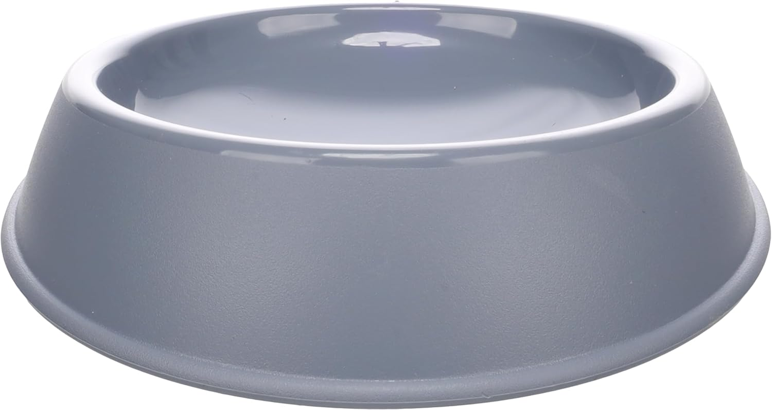Flamingo Pandor round Grey Food and Water Bowl for Cats &ndash; 19 X 5.5 Cm 250 Ml &ndash; Durable, Practical and Elegant - Pandora Round Blue 100 Ml image number 6