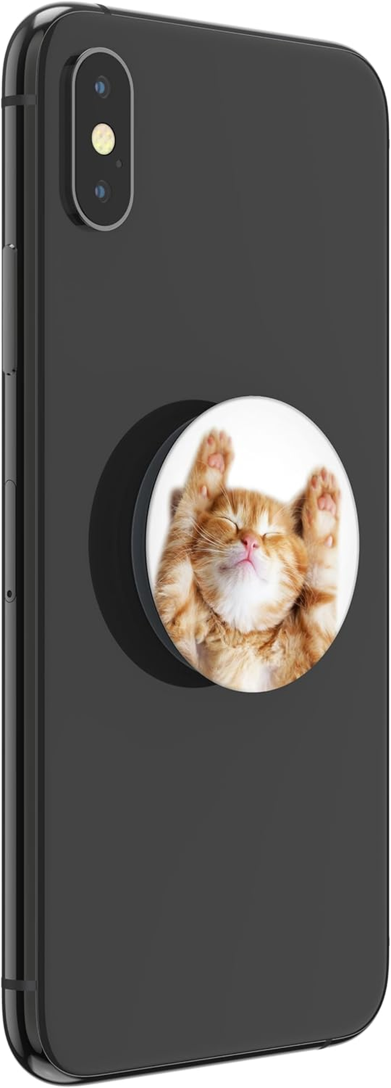 Popsockets Popgrip Extendable Holder and Grip for Smartphones and Tablets Finger Holder Basic Snoozy Cat image number 4