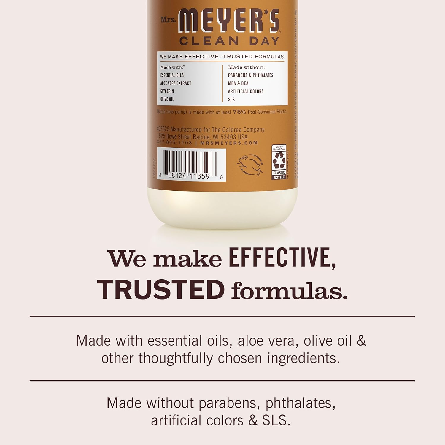 Mrs. Meyer'S - Clean Day Liquid Hand Soap Acorn Spice - 12.5 Fl. Oz. image number 5