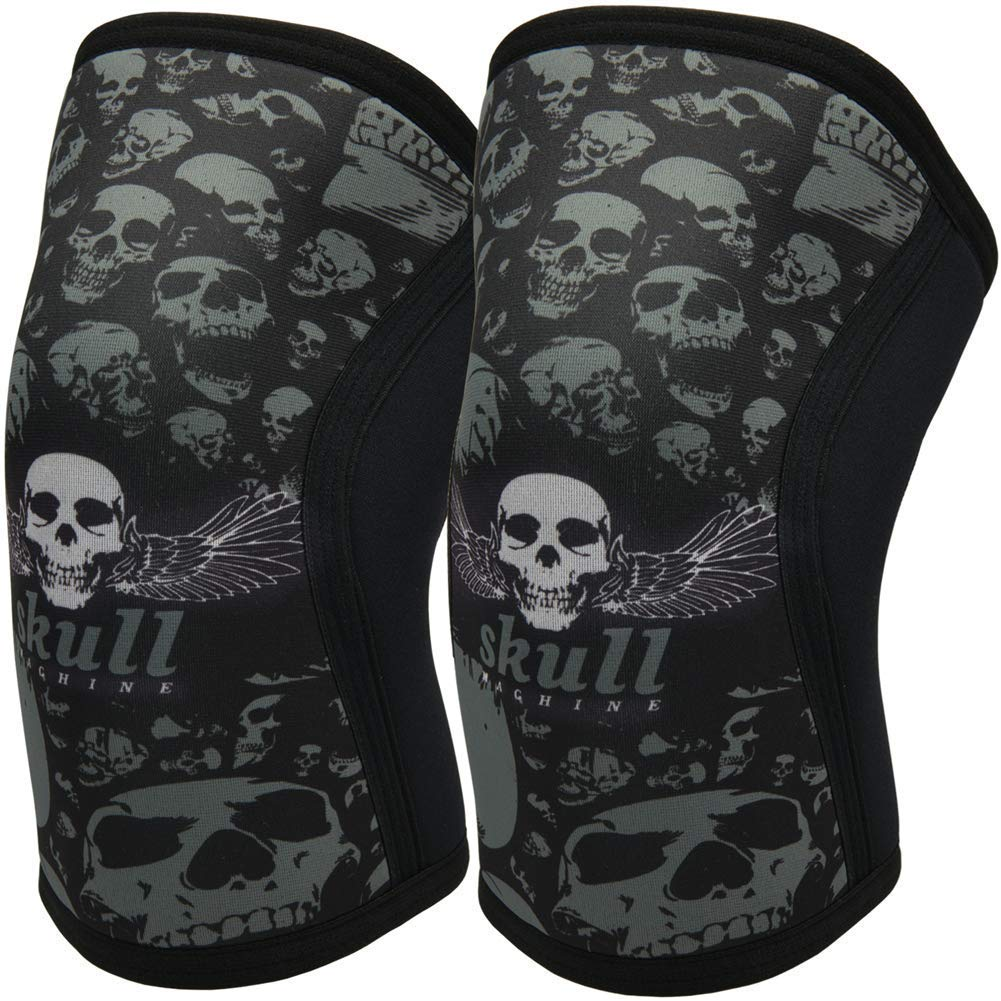 Knee Sleeves (1 Pair), 7Mm Compression Knee Braces for Squats,Weightlifting,Powerlifting,Cross Training for Men & Women（Medium）