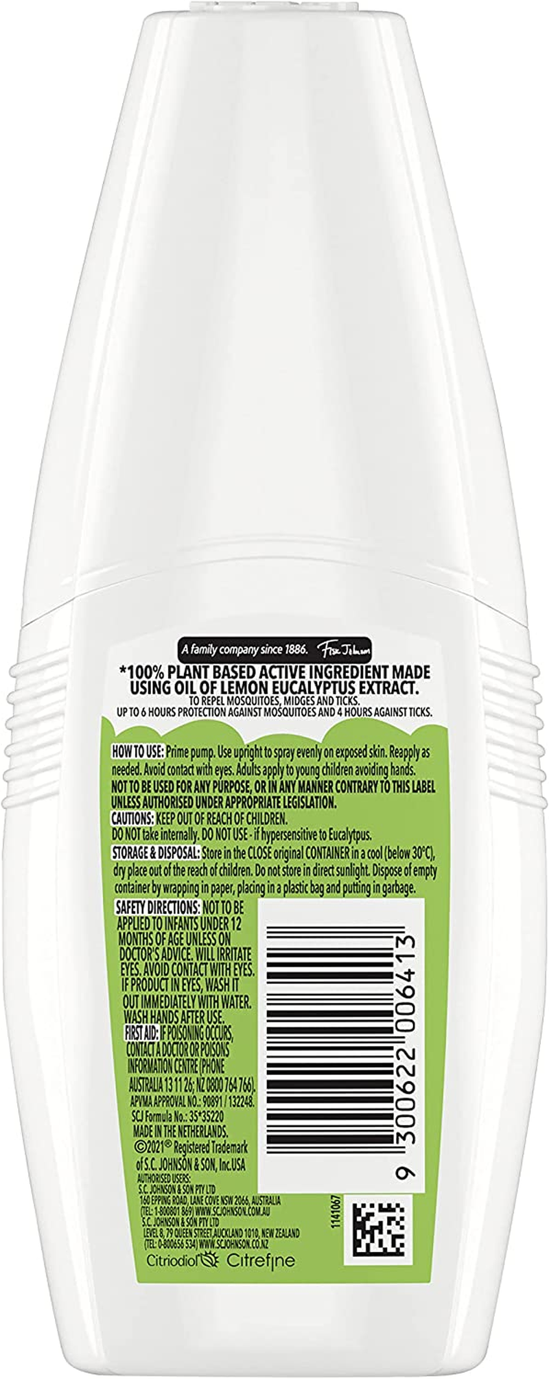 OFF Plant Based Active Personal Insect Repellent Spay 95 Ml image number 4