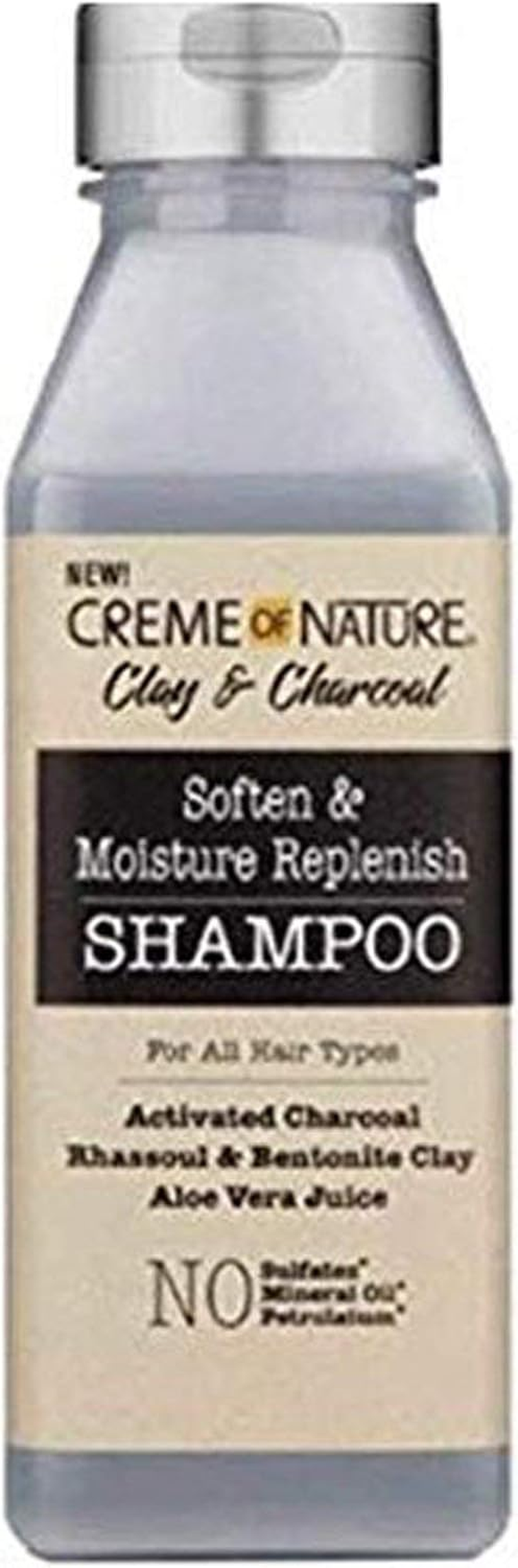 Creme of Nature Clay & Charcoal Soften & Moisture Replenish Shampoo 355Ml