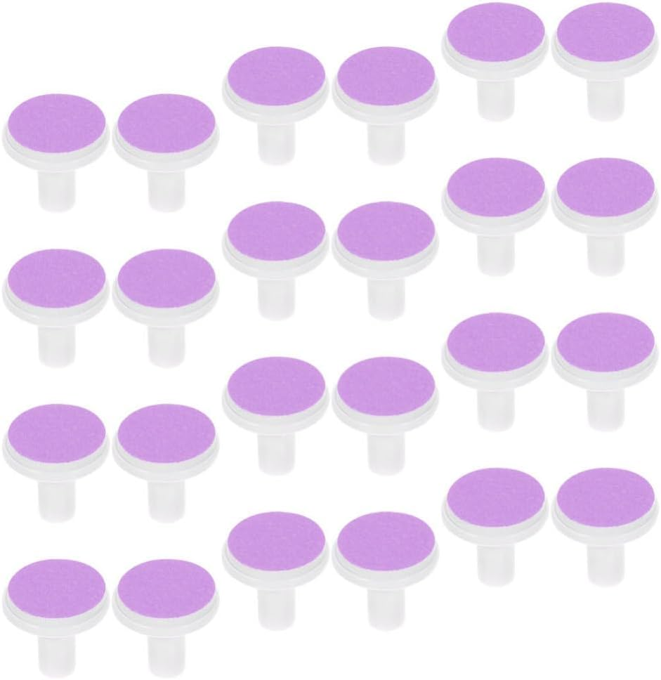24Pcs Baby Nail File Pads Nail Trimmer Replacement, Electric Nail File Baby Replacement Pads, Electric Baby Nail Grinding Heads for Standard Electric Kid Nail Trimmer