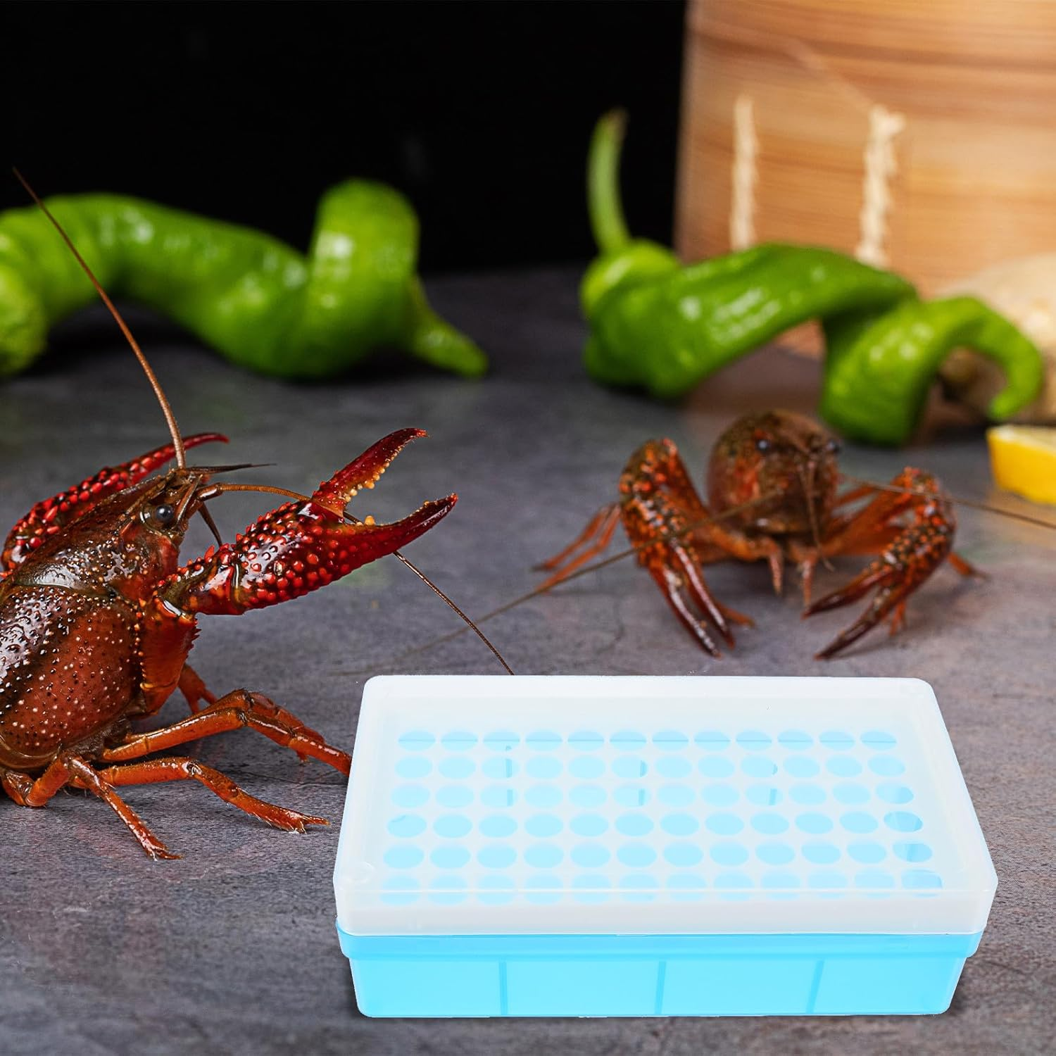 VALICLUD Brine Shrimp Hatchery Tube Storage Box Set with Droppers, Plastic Artemia Hatching Tool Kit for Fish Breeding and Aquarium Use, 2Pcs Collection Tubes for Aquatic Pets image number 4