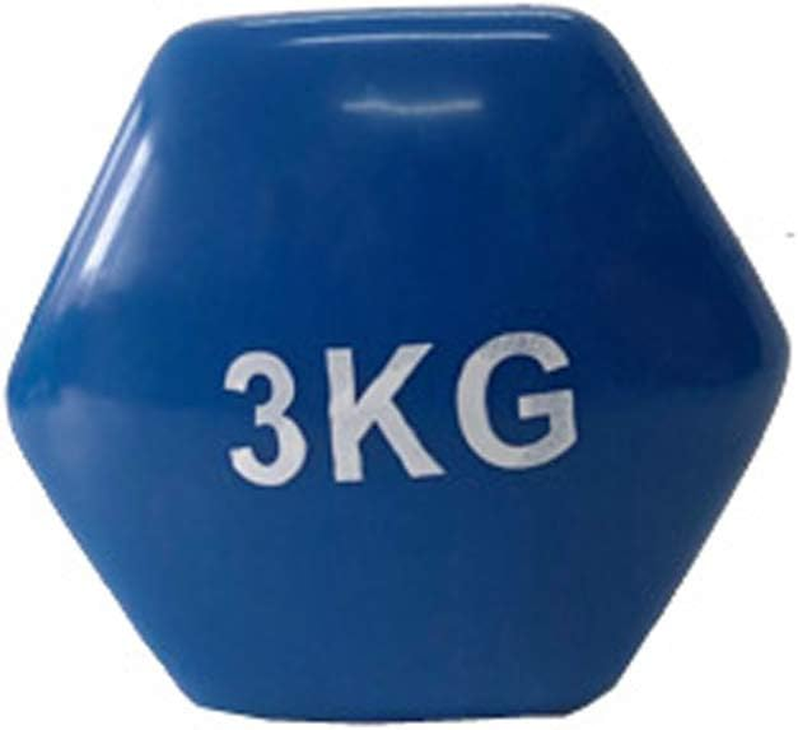 LLB SPORTS 020 Color Dumbbell, Color Array, 6.6 Lbs (3 Kg), Easy to Grip, Width 8.7 X Depth 2.6 X Height 2.8 Inches (22 X 6.5 X 7 Cm) Material image number 4