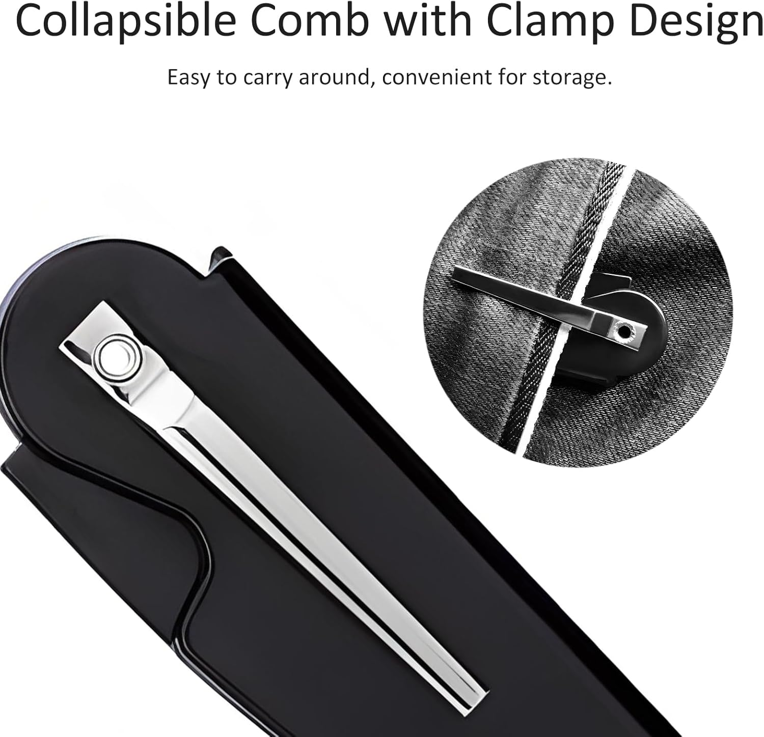 4-Pack Handmade Sawcut Mustache Comb, Best Pocket Folding Comb for Moustaches and Short Beards image number 2