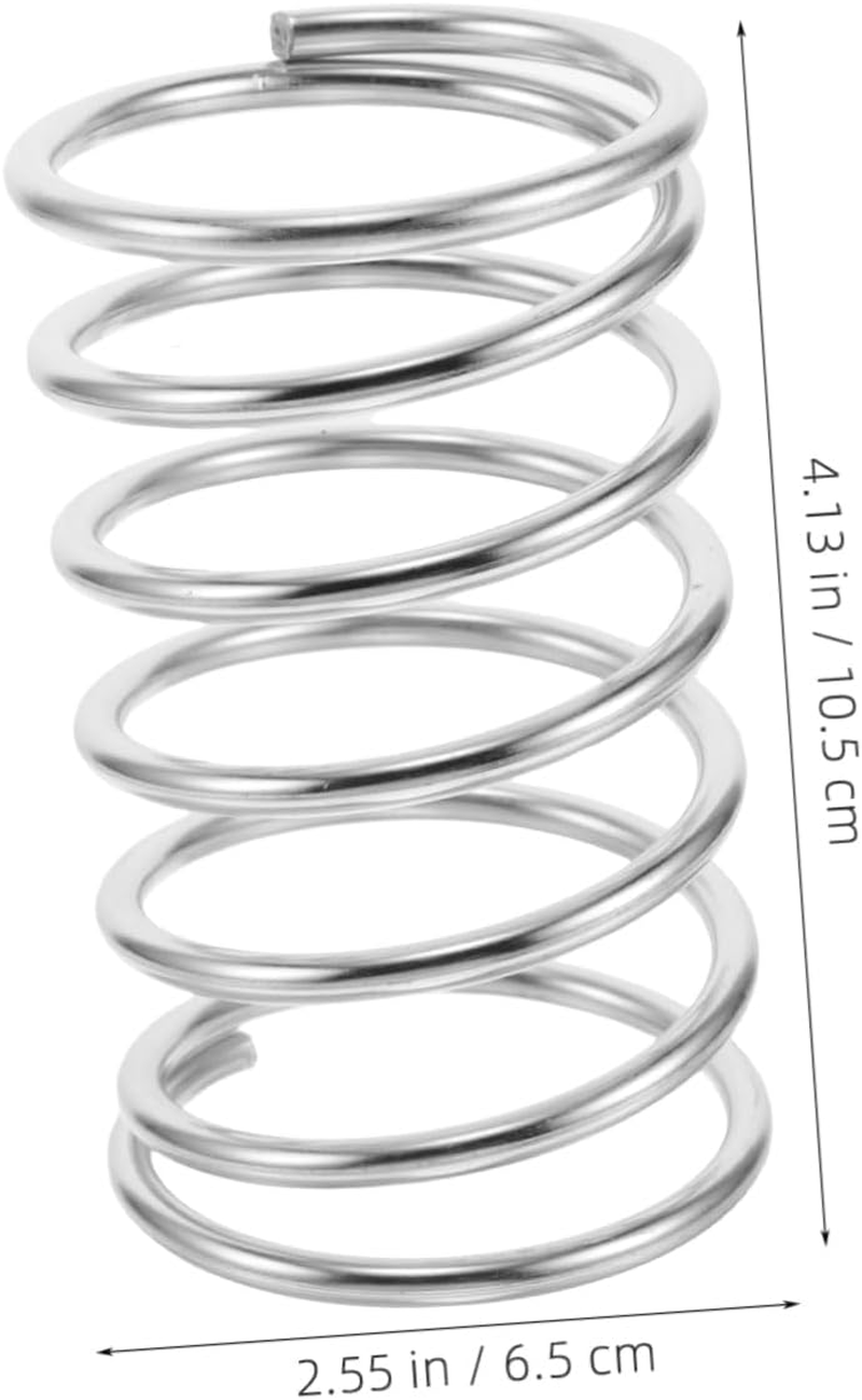 LIFKOME Stainless Steel Spring Toothbrush Holder Bathroom Countertop Storage Rack Metal Toothbrush Organizer and Makeup Brush Holder for Bathroom Accessories image number 3