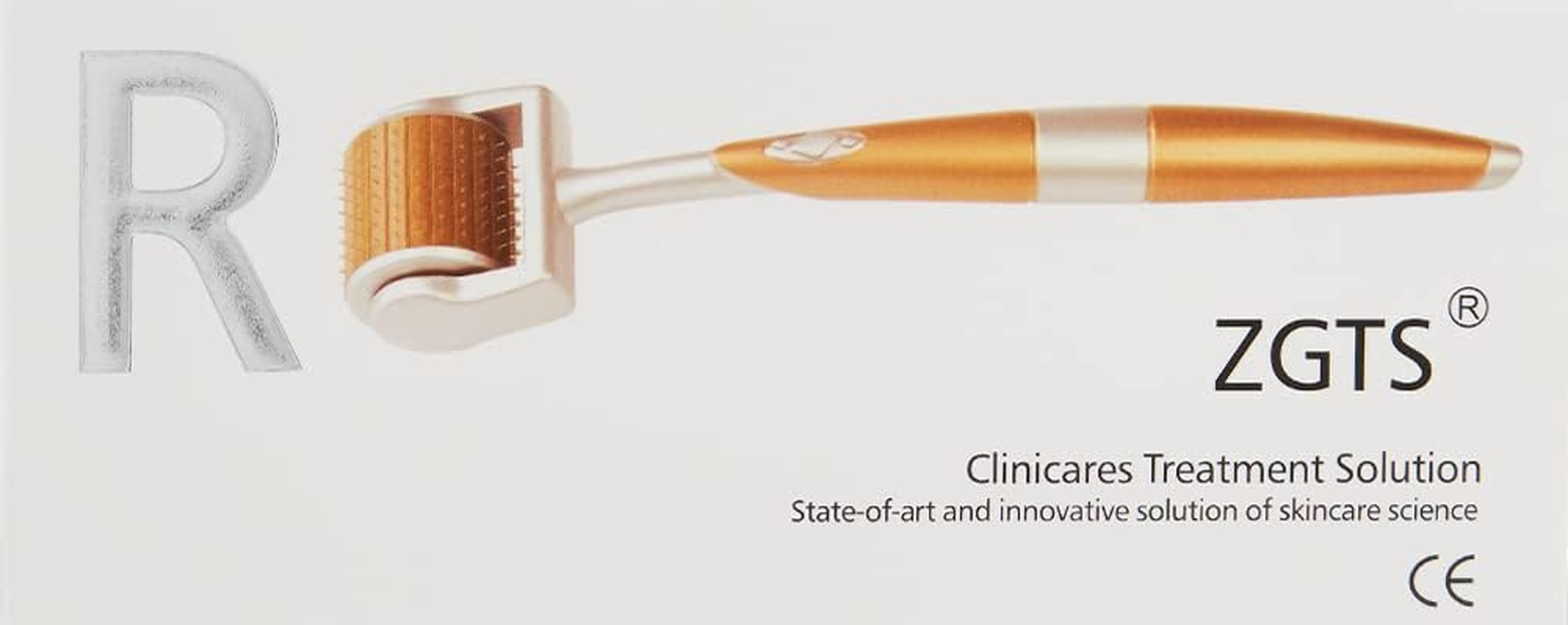 ZGTS Professional Luxury Gold Plated Titanium Alloy Needles Derma Roller (1.5Mm)