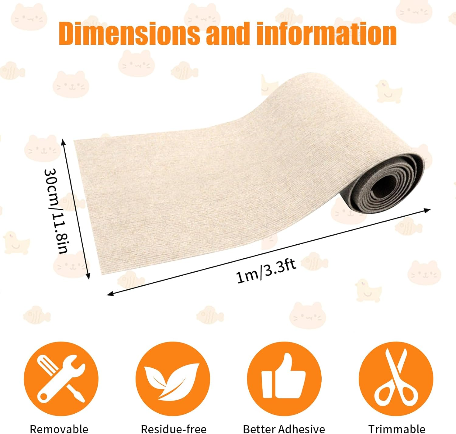 Self-Adhesive Cat Scratching Mat, Scratch Protection Sofa Cat, Scratching Board Scratching Mat Wall, Cat Scratching Mat, Cat Scratching Boards, DIY Climbing Cat Scratcher, Scratch Wall Furniture