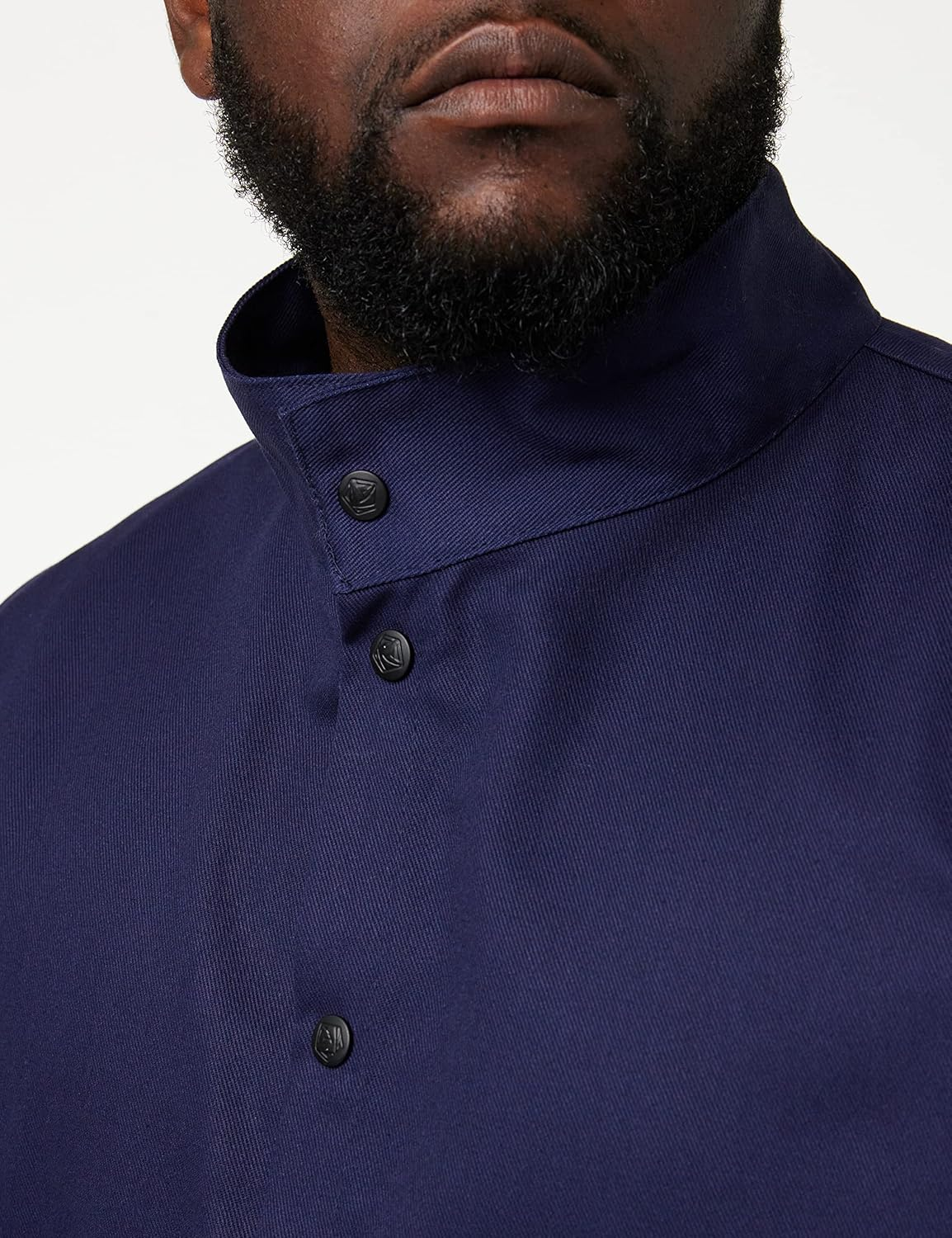 Black Stallion REVCO - FN9-30C-M FN9-30C 30" 9Oz. Navy FR Cotton Welding Jacket, Large (Medium)