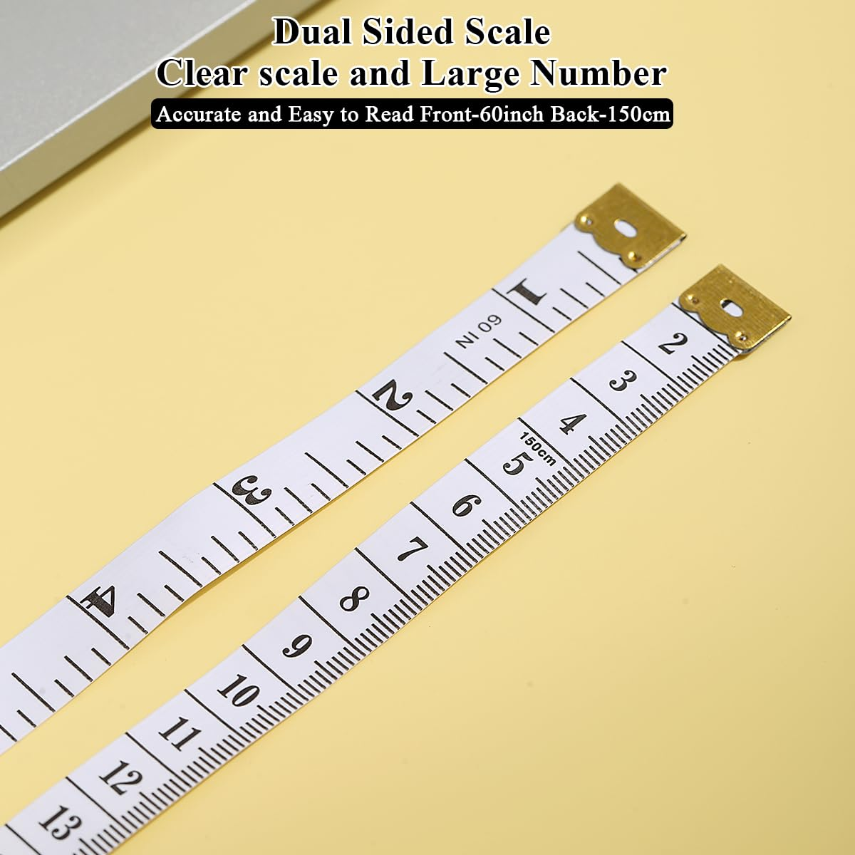 Berglander Tape Measure Body Measuring Tape Set of 4, 60Inch1.5M, Soft Tape Measure, Measurement Tape, Suitable for Body Measurements. image number 2