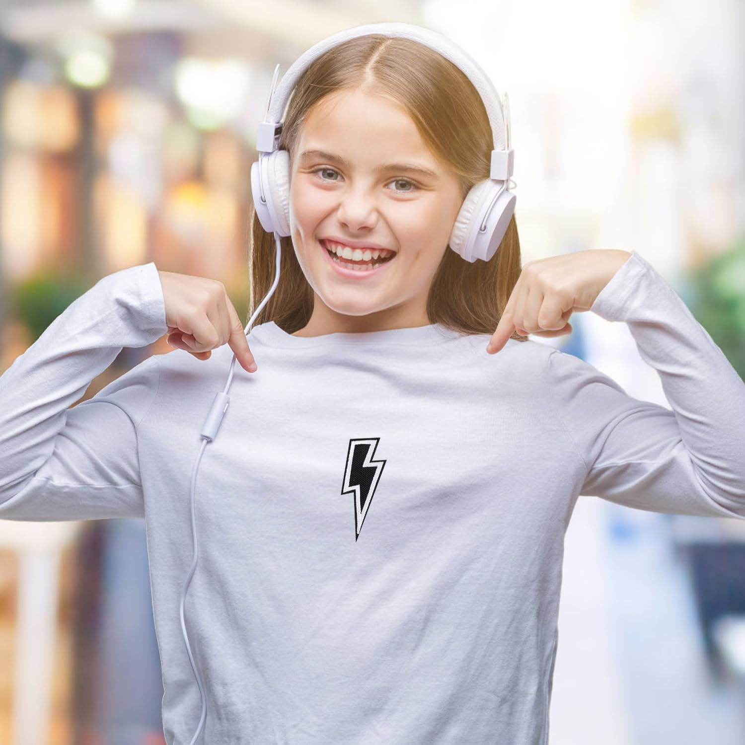 10Pcs Lightning Bolt Iron on Patch, Black Thunderbolt Patch Lightning Patch Sew on Embroidered Applique Flash Iron on Patch for DIY Clothes Hats Jeans Bags Shoes image number 6