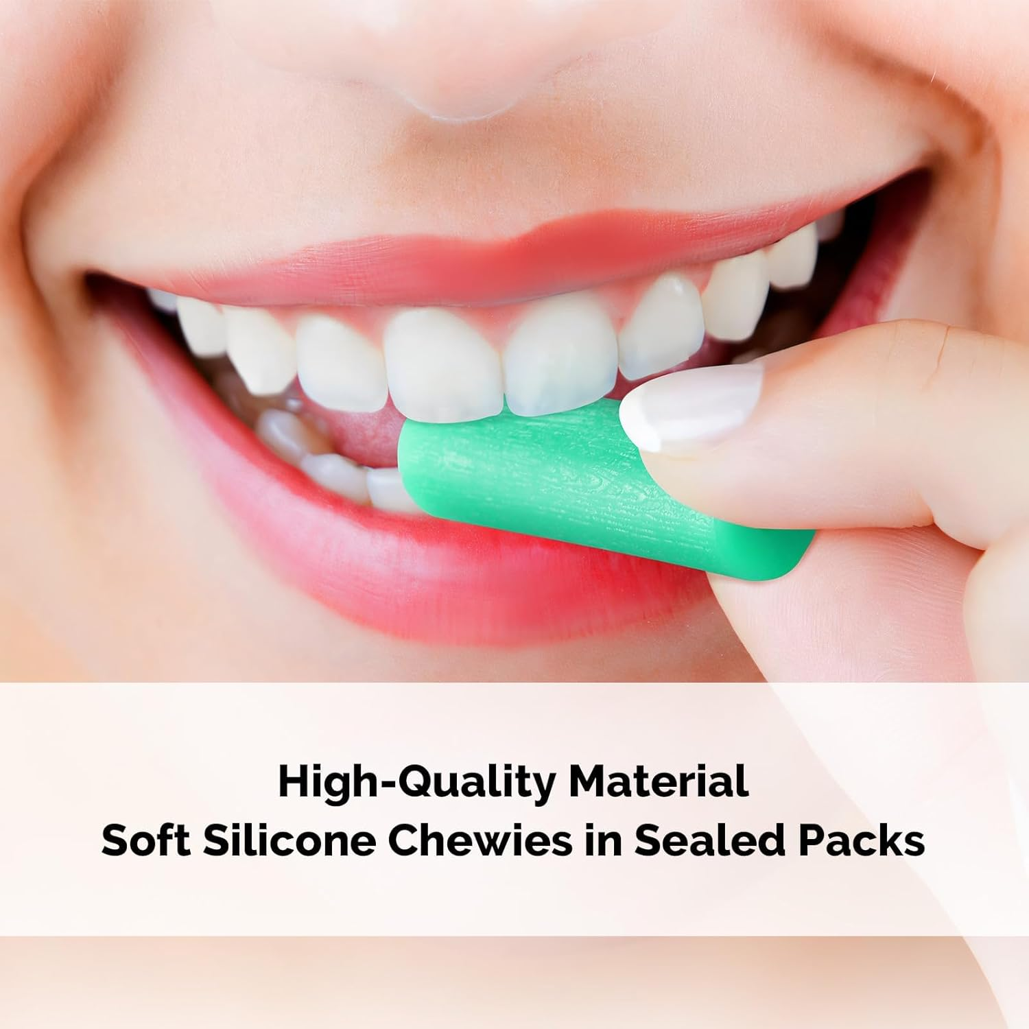 24 Pcs Aligner Chewies, Silicone Orthodontic Chewers, Reusable Orthodontic Chewers for Aligning Trays (6 Colors) image number 4