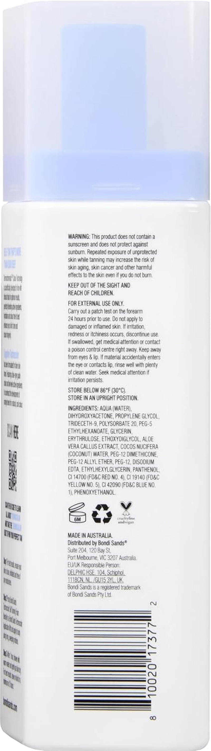 Bondi Sands Technocolor Sapphire 1 Hour Express Self Tanning Foam for a Natural Cool Tone 200 Ml image number 4