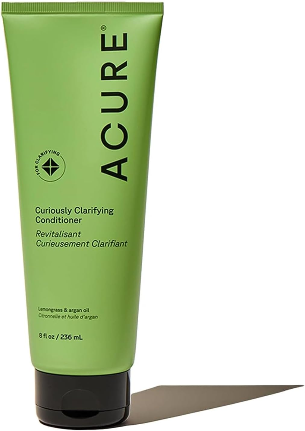 Acure Curiously Clarifying Conditioner - Hair Conditioner for Women & Men with Oily Hair & Residue, Lightweight Hair Care for Curly, Straight, Thick & Thin Locks, Sulfate Free, Vegan - 236Ml image number 1