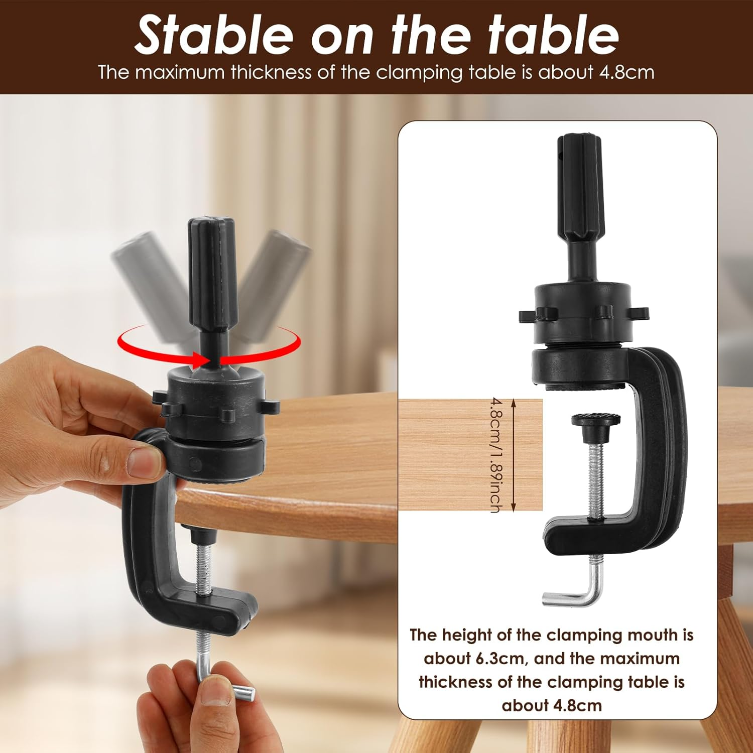 Nail Practice Hand with Clamp Holder Bendable Nail Training Hand Portable Manicure Practice Kit Practical Manicure Training Kit Fit for Manicurist Home(1Set) image number 5