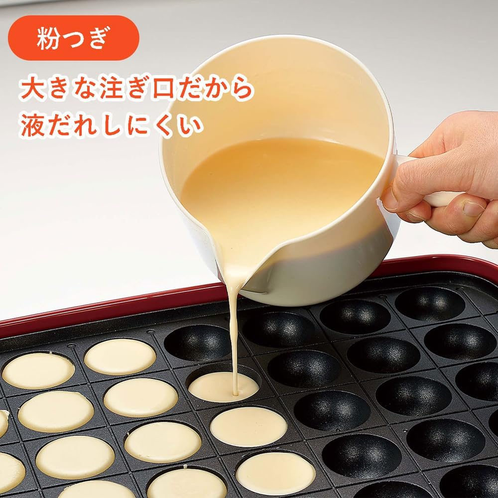 Shimomura Planning Takoyaki 41183 Takoyaki Set of 4 Types [Made in China] Takoyaki Convenient Goods Set, Takoyaki Pick, Oil-Dripping, Powder Grinding, Whisking, Smoothly Cooking, Professional, Party, image number 6