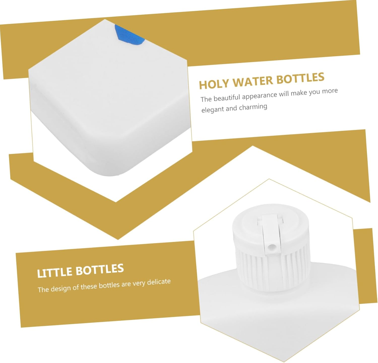 PRETYZOOM Holy Water Bottle for Baptism and Confirmation Elegant Religious Container Refillable Prayer Holder for Altar and Home Versatile Use for Christian Ceremonies image number 5