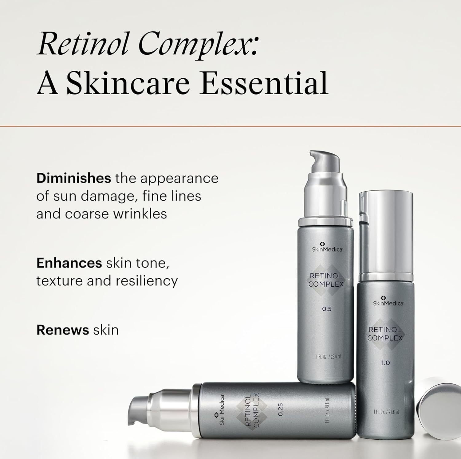 Skinmedica Retinol 1.0 Complex - Retinol Serum for Face, Age-Defying Advanced Retinol Cream That Renews Skin and Diminishes the Appearance of Fine Lines and Wrinkles, 1 Fl Oz image number 2