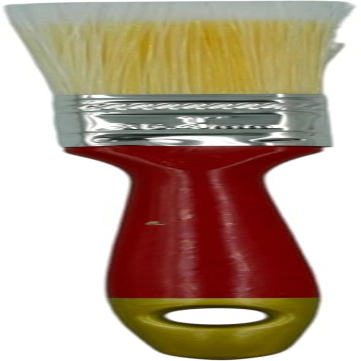 Pro 5-Piece Paint Brush Set for Art & DIY &ndash; Red Handle Flat & Angle Brushes (0.5&rdquo; to 2.5&rdquo;) for Acrylic, Oil, Latex Paint &ndash; Use on Canvas, Walls, Trim, Crafts, Furniture & Home Projects image number 1