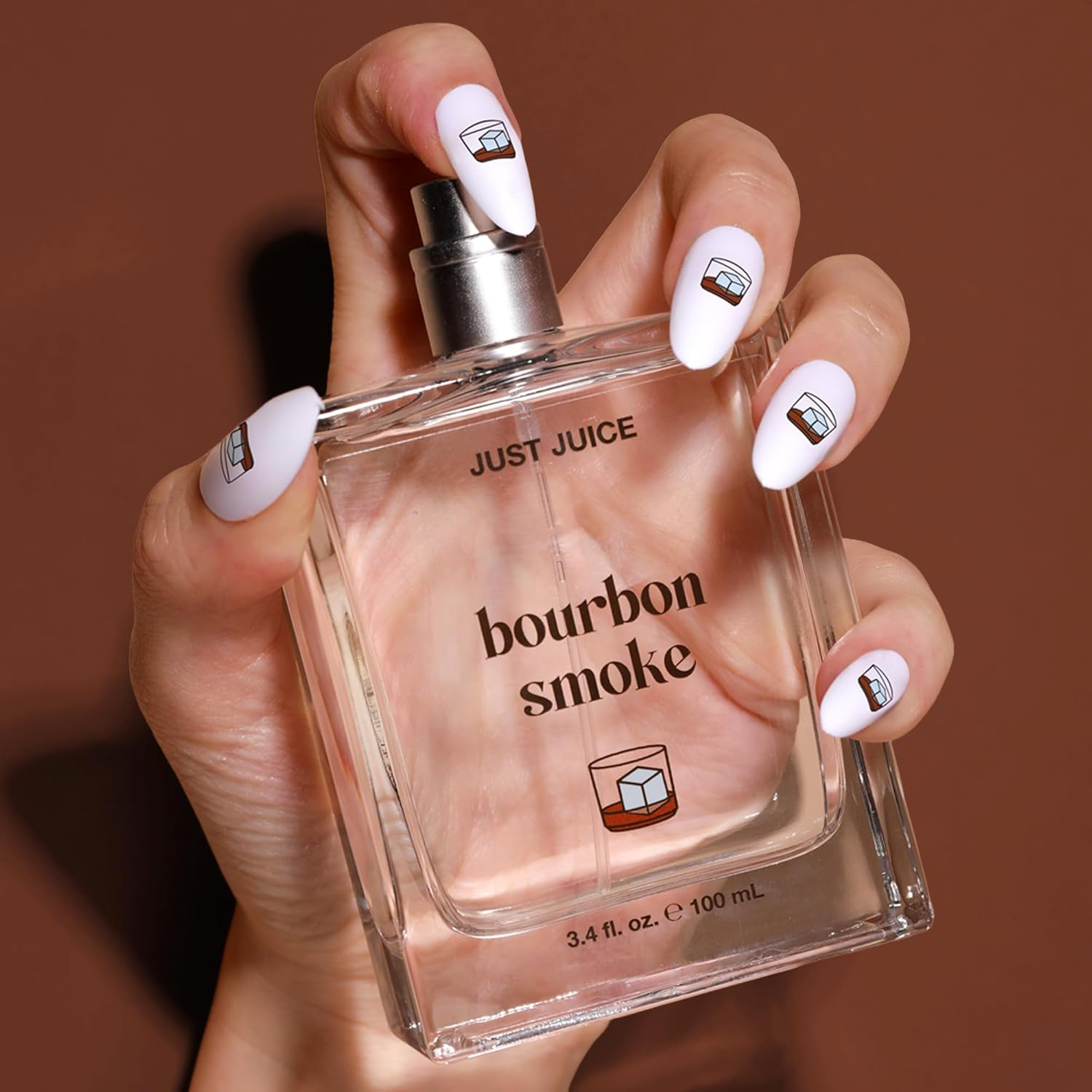 Just Juice Bourbon Smoke - Spicy, Warm Vanilla Perfume for Women and Men - Amber Mini Travel Perfume with Black Pepper, Cedar, Suede - 0.33 Oz image number 1