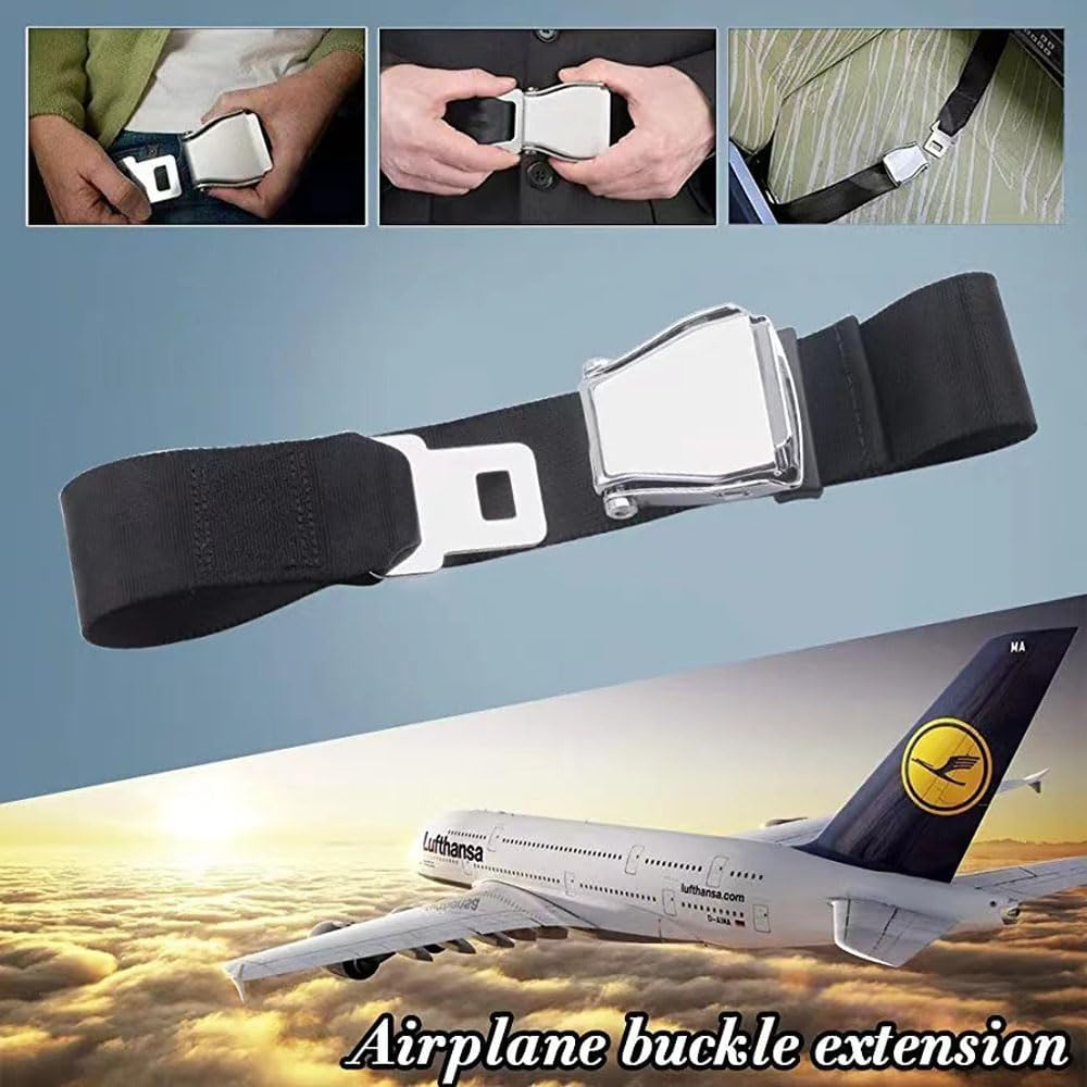 Airplane Seat Belt Extender, Adjustable 7-35 Inch Seatbelt Extender for Most Airlines, FITS All Airlines in US except Southwest image number 5