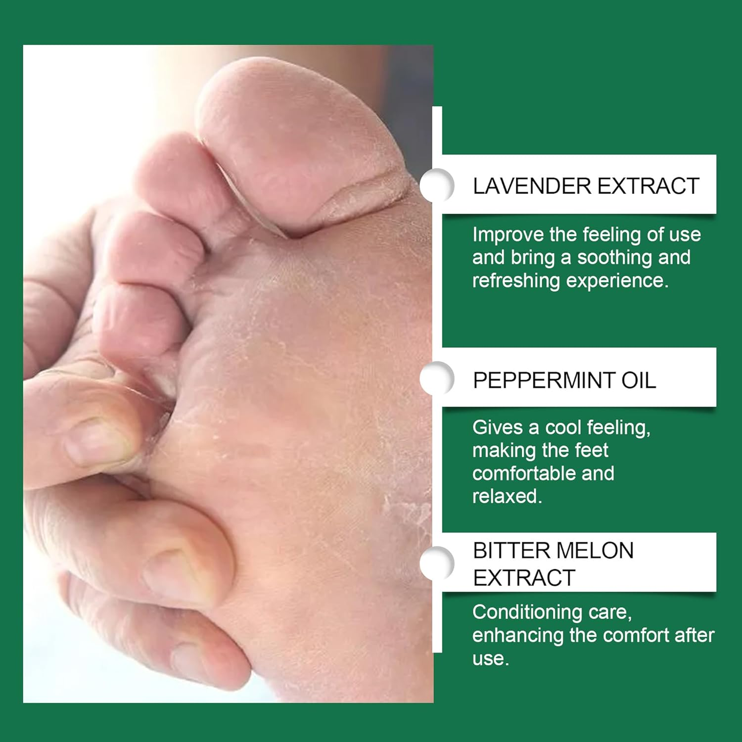 Foot Care Spray - Helps Reduce Odor - the Spray Has a Better Refreshing Effect - Suitable for Feet or Soles. image number 3