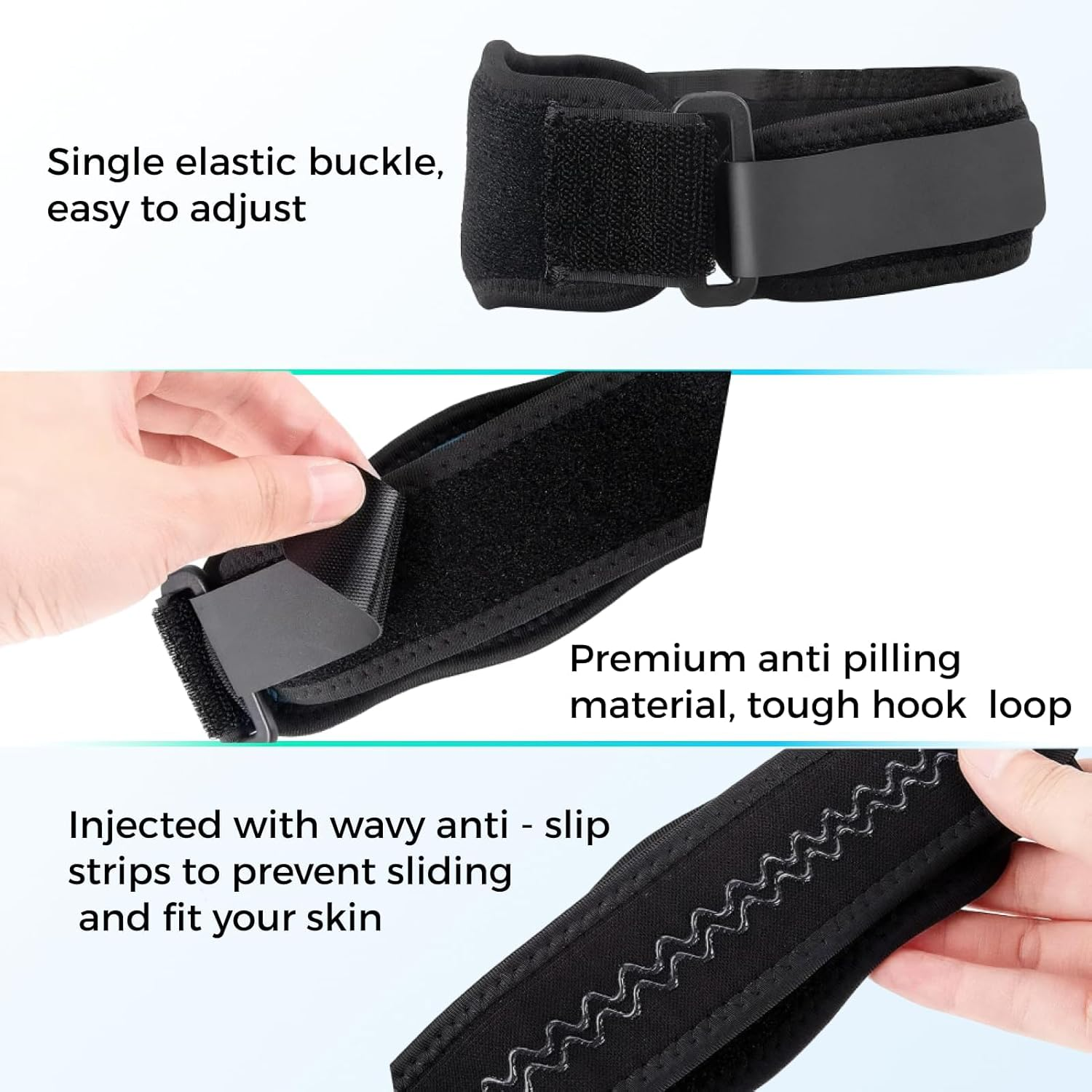 2 Pack Tennis Elbow Brace, Elbow Pain Relief Support for Men & Women, Ideal for Tendonitis, Golfer'S, Tennis Elbow, Includes Compression Pad, Durable & Breathable, One Size Fits All image number 4