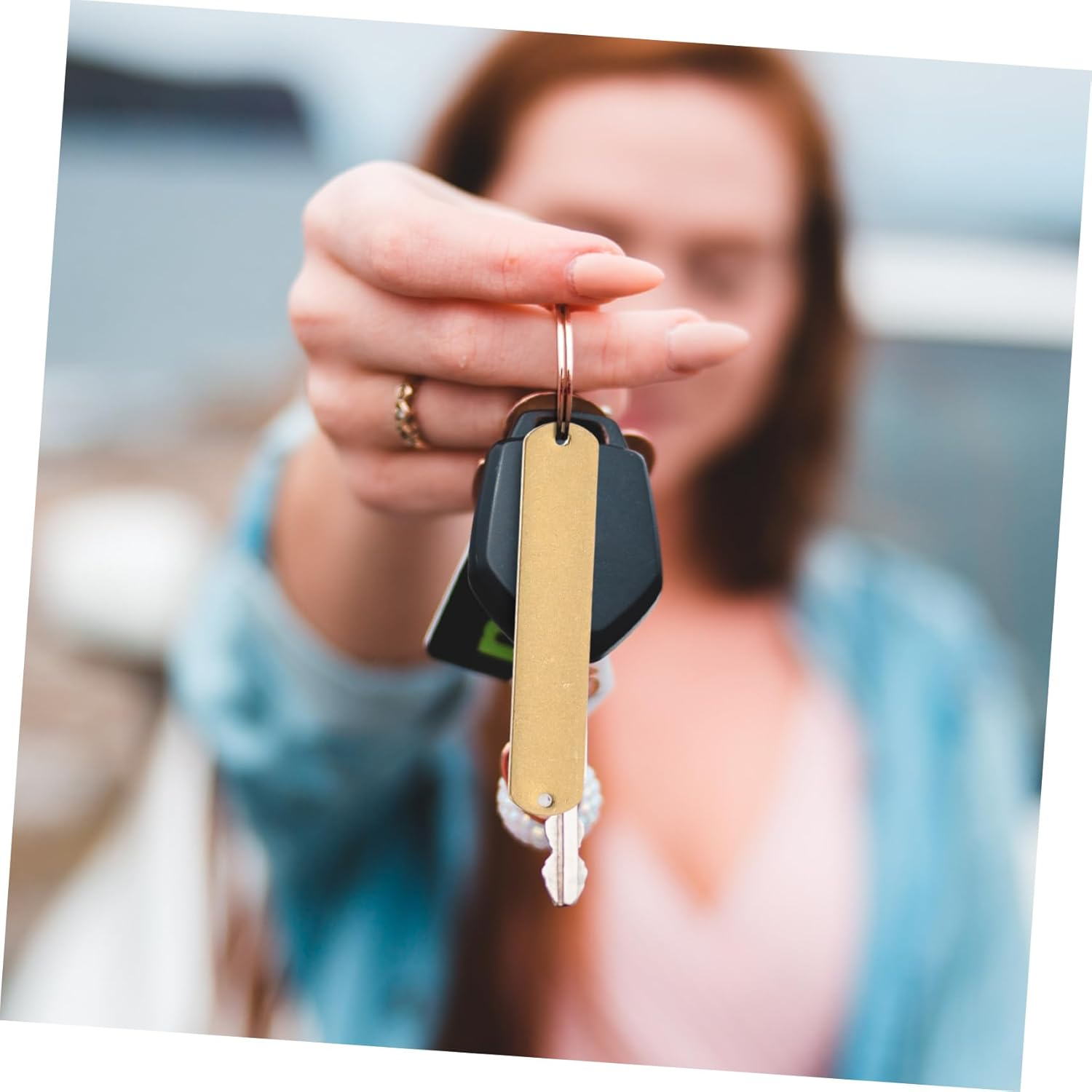 CANIGHT 10Pcs Key Labels Multi Function Hanging Tags for Luggage Identification Tear Resistant Blank Tags for Travel and Organization image number 5