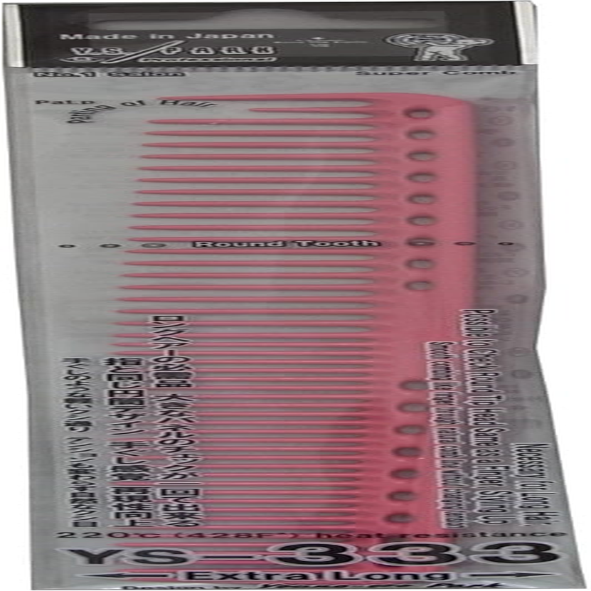 YSPARK YS-333 Pink Hair Brush 1 Piece Y.S.PARK Cutting Comb