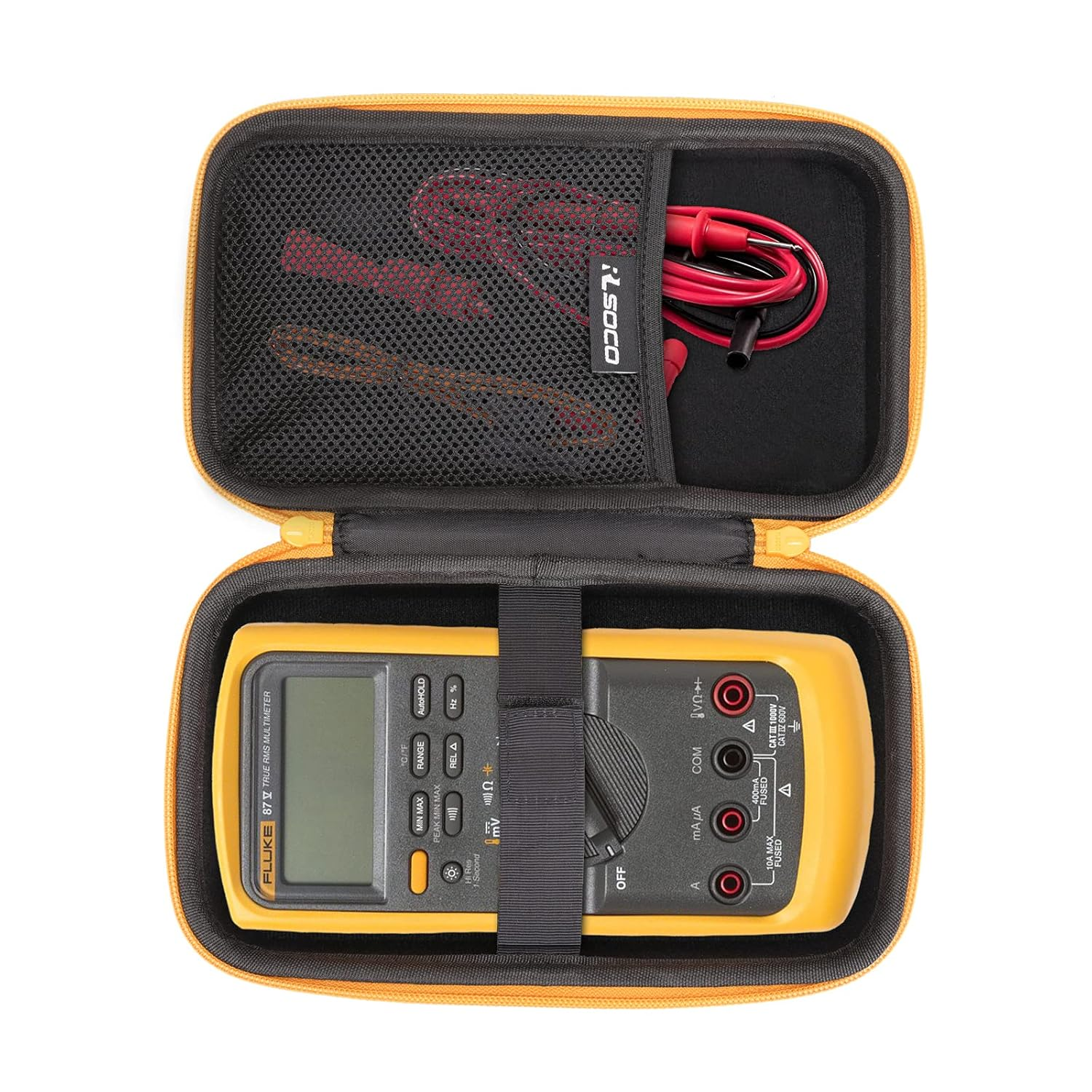 RLSOCO Hard Case for Fluke 87V/86V/83V/77-IV Digital Multimeter - Black (Case Only) image number 5