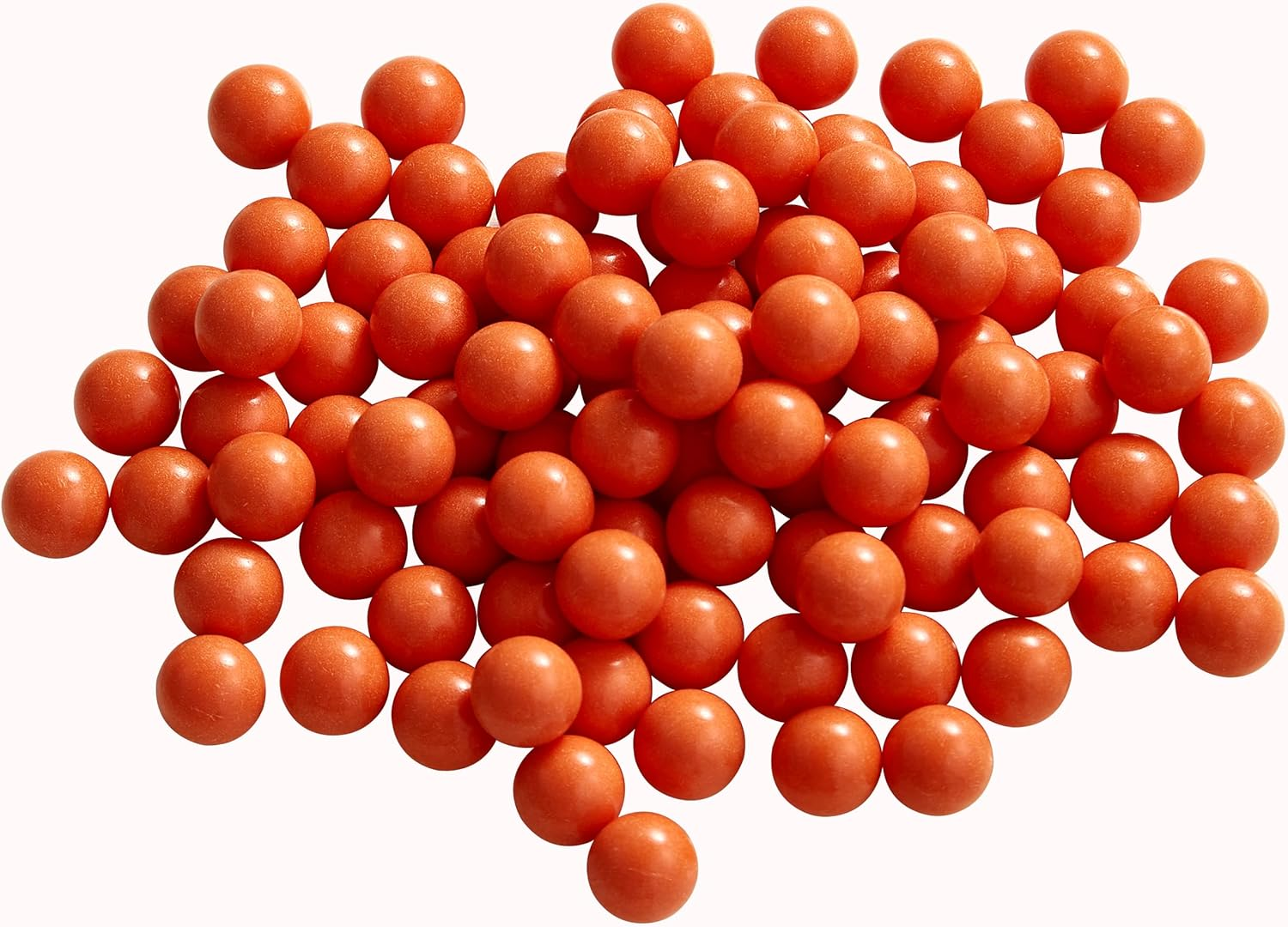 100 X .68 Cal Paintball Kinetic Rounds for Self Defense and Practice, Reusable .68 Caliber Paintball Ammo Solid Nylon Balls Projectile Fit for Byrna SD/LE/EP, Salt Supply S2 and T4E HDR68 (3.7 Grams)