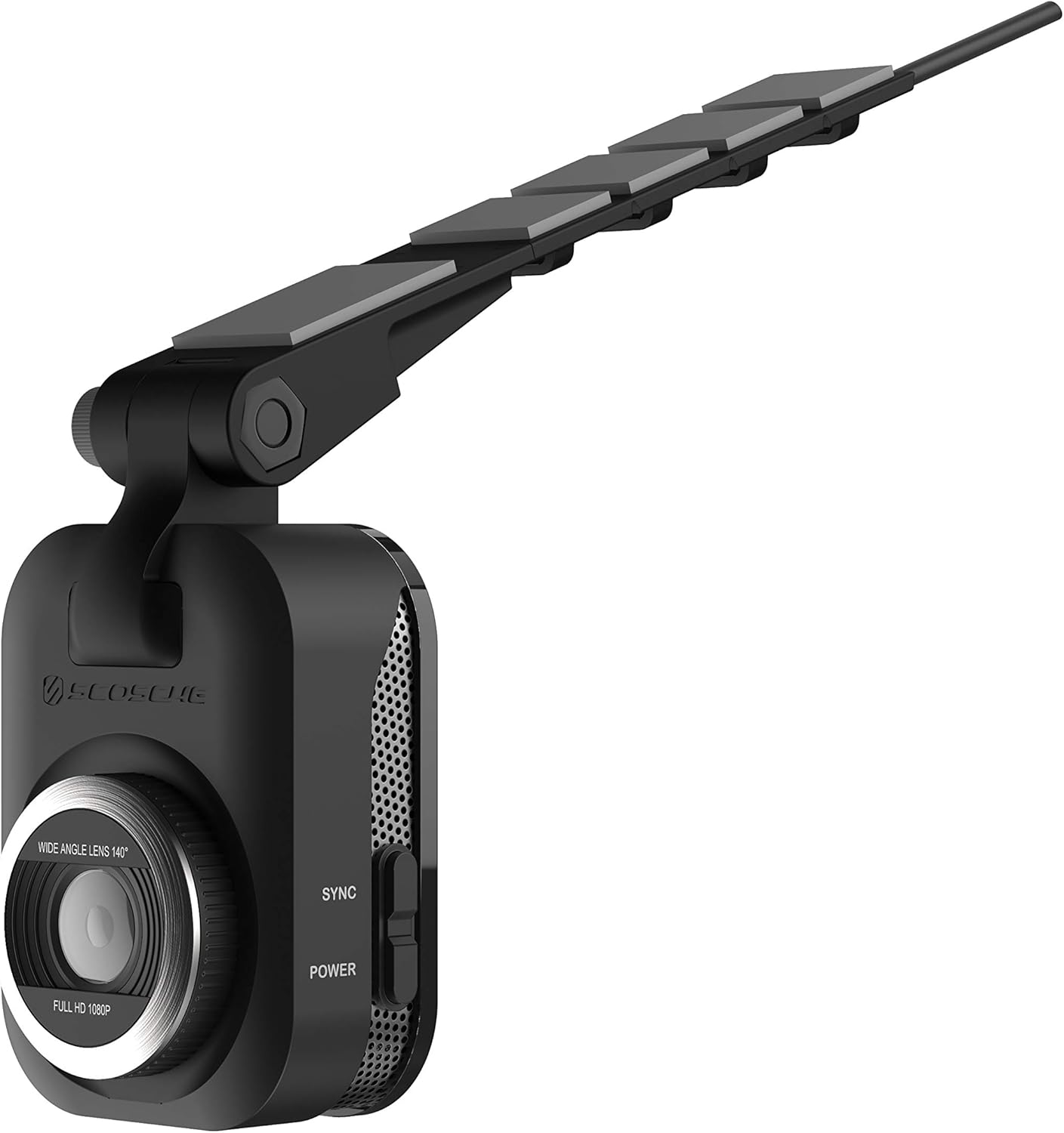 Scosche Dash Cam, Nexar, 1080P, Sony Starvis, 3M Mount 32GB SD image number 2