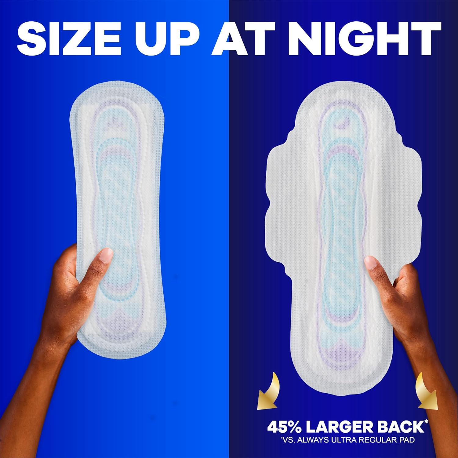 Always Ultra Thin Feminine Pads for Women, Size 2, Super Absorbency, Unscented, 40 Count - Pack of 3 (120 Count Total) (Packaging May Vary)