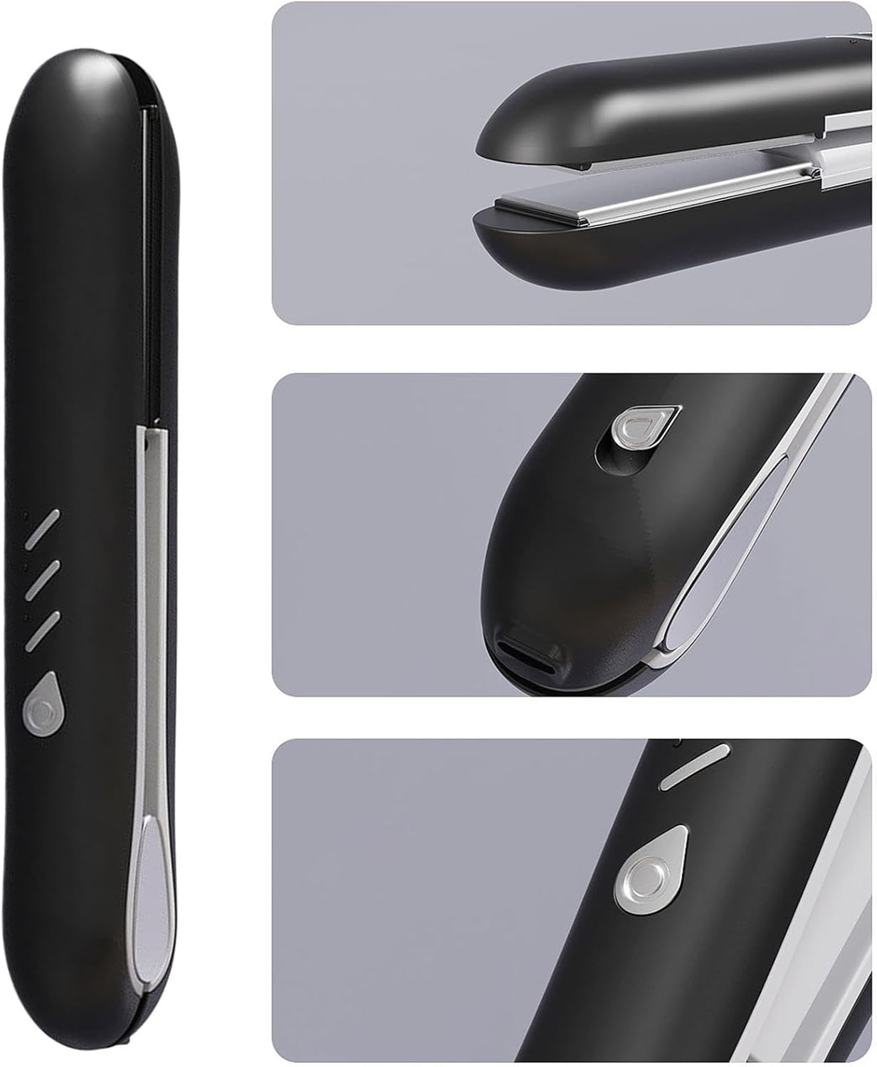 Cordless Straightener, Rechargeable Iron Straightener, 8.07 Inches Hair Straighteners, Portable Hair Styling Tools, Hair Iron for Women, Travel Hair Straightener for Women image number 5