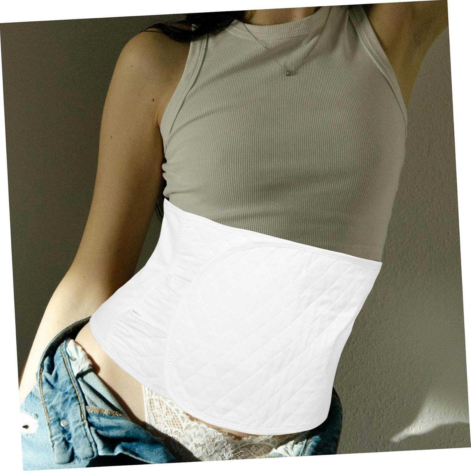 GALPADA Pregnancy Waist Bands Comfortable and Adjustable Maternity Belly Support Belts Ideal for Surgery Recovery Waist Shaping image number 5