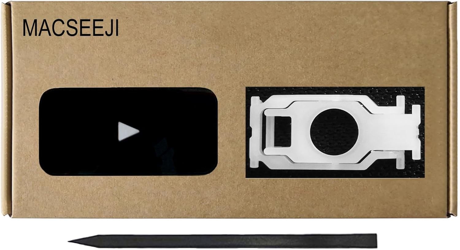 MACSEEJI Replacement Right Arrow Keycap Key Scissor Clip Hinge for Macbook Pro/Air A2681 A2941 A2779 A2780 A2991 A2992 A2918 A3113 A3114 M2 M3 Pro/Max 2022-2023 Right Arrow Keycap (Black.) image number 1