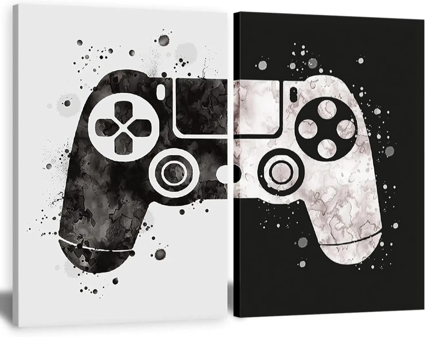 Framed Gaming Room Decor Canvas Wall Art Video Game Art Prints Gaming Theme Posters Prints for Boys Kids Game Room Bedroom Playroom Wall Decor (16 * 24) image number 1