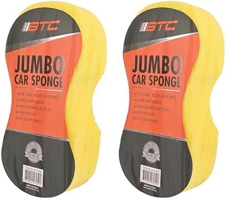 Duramax Jumbo Car Sponge, 22.5 Cm X 10.5 Cm X 5.5 Cm Size (Pack of 2) image number 4