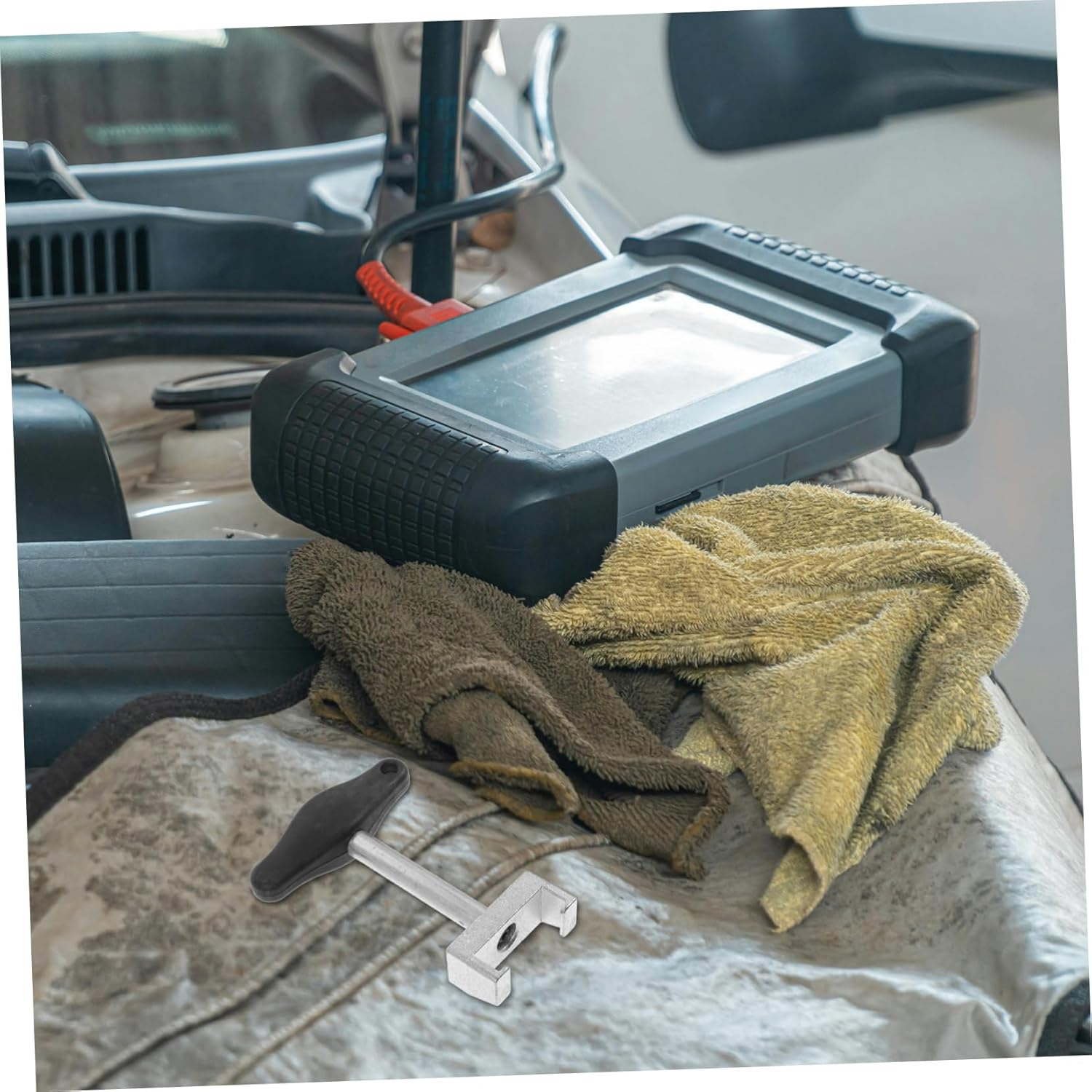 HEALEEP Portable Ignition Coil Puller Tool Spark Disassembly Wrench for Easy Removal Construction for Mechanics and Enthusiasts Lightweight and Compact Design image number 1